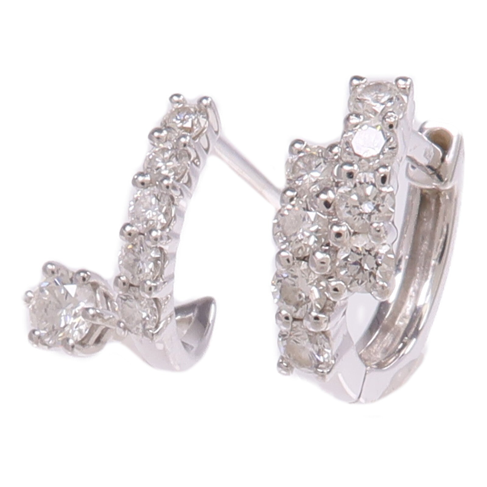 JEWELRY 18K白金Diamond Earrings鑽石耳環