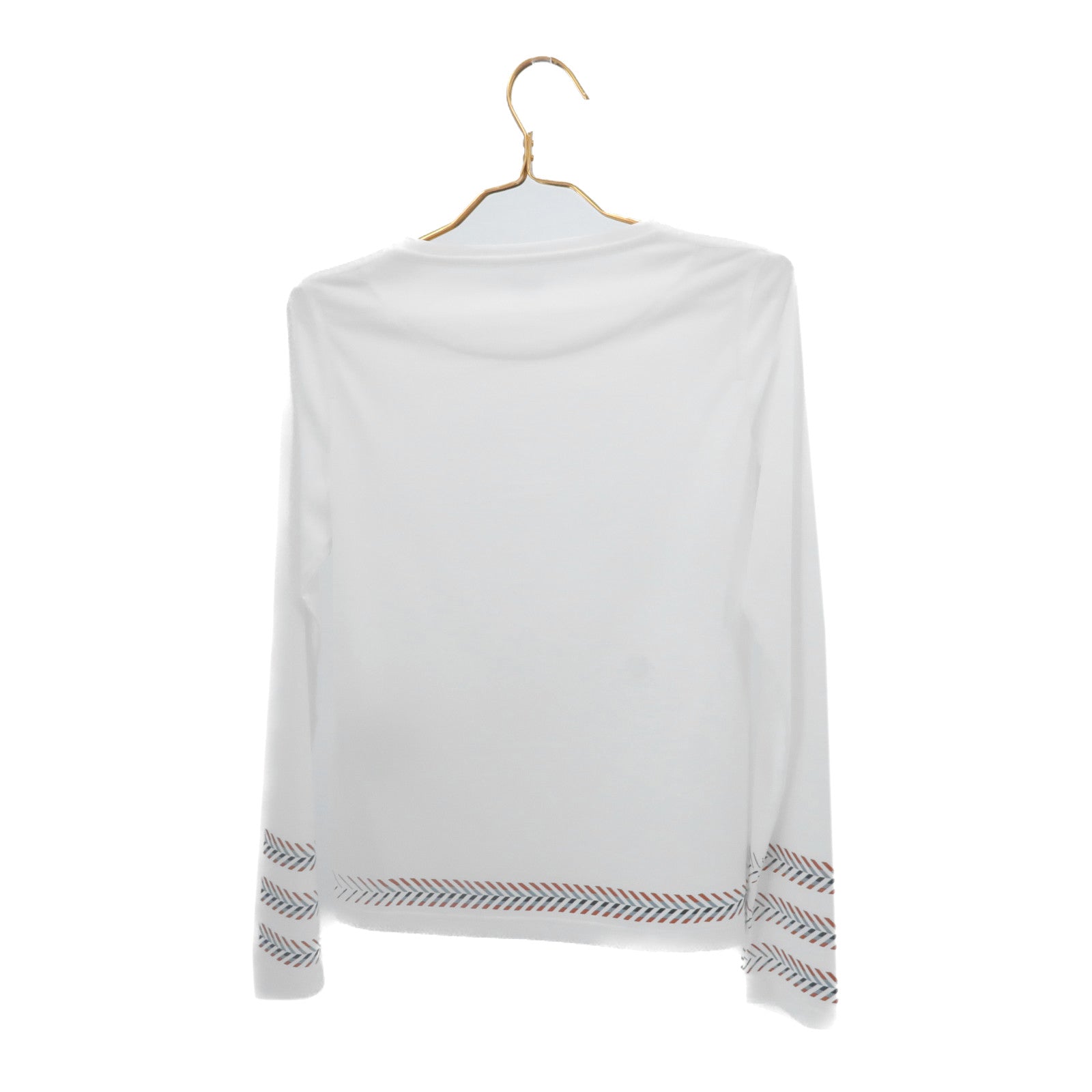 HERMES Cotton Cartouche Chevron T-Shirt上衣