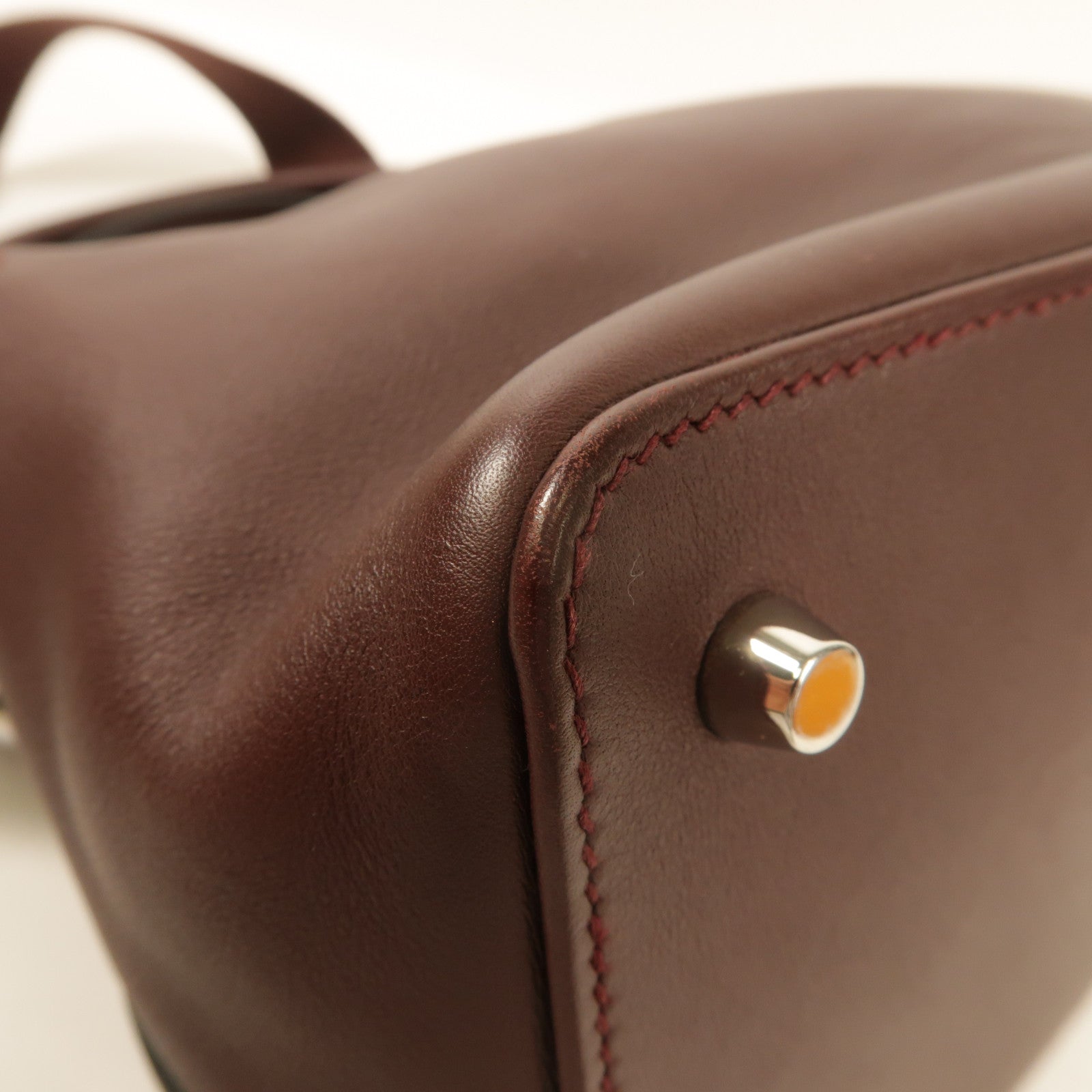 HERMES Swift皮革Tool Box 20手挽肩背兩用袋Prune
