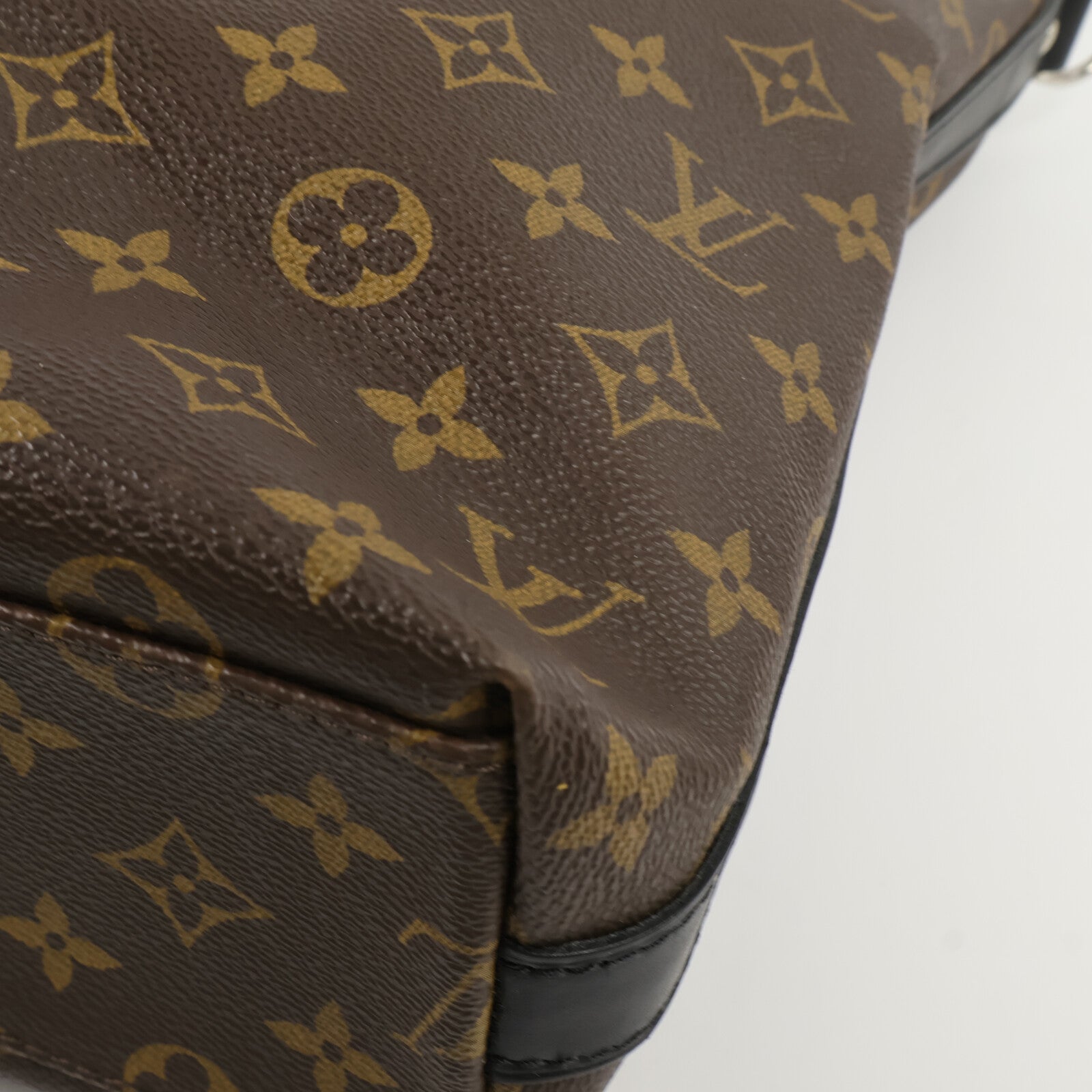 LOUIS VUITTON Monogram Macassar Kitan手挽肩背兩用袋