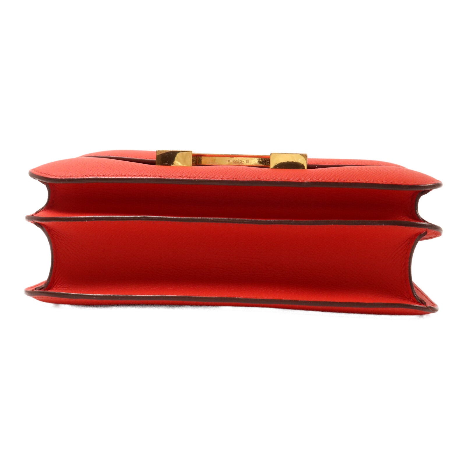 HERMES Epsom皮革Constance 24肩背袋Rouge de Coeur