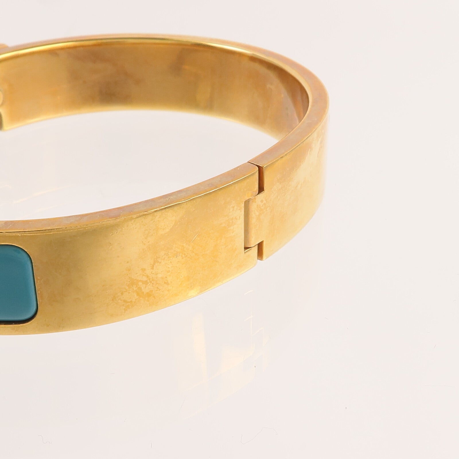 HERMES 金屬/琺瑯Clic H Bracelet手鐲