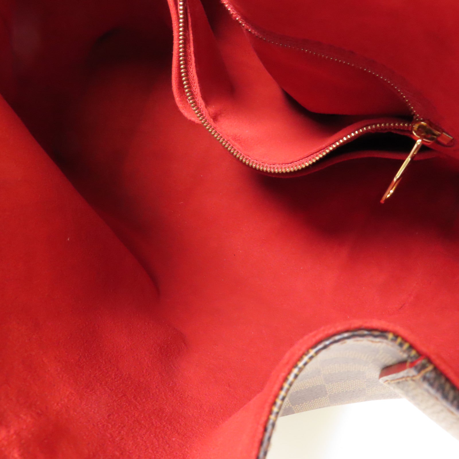 LOUIS VUITTON 【激減優惠】Damier Caissa Hobo金扣手挽袋