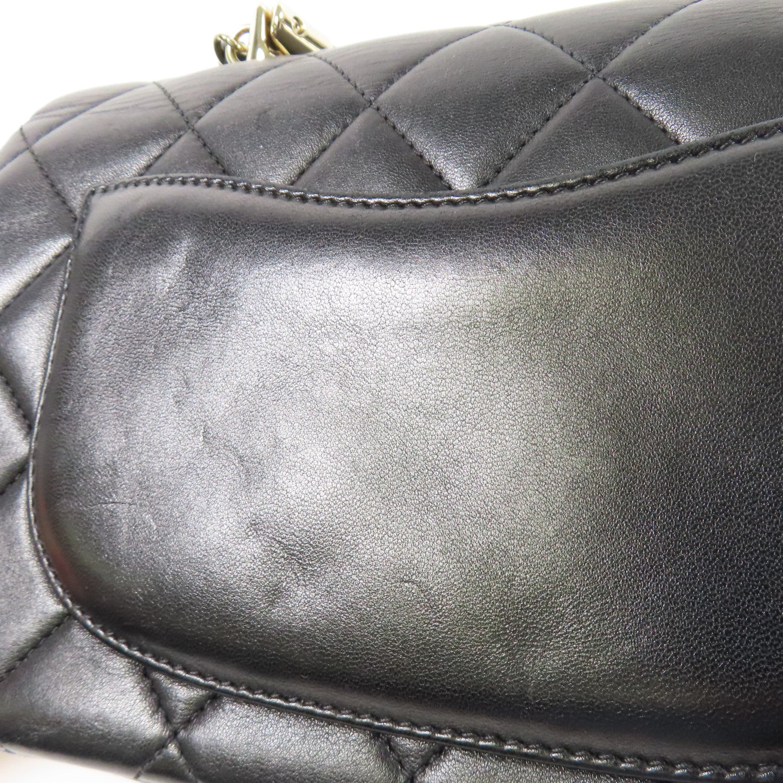 CHANEL 【激減優惠】牛皮皮革Shoulder Bag金扣鏈帶肩背袋