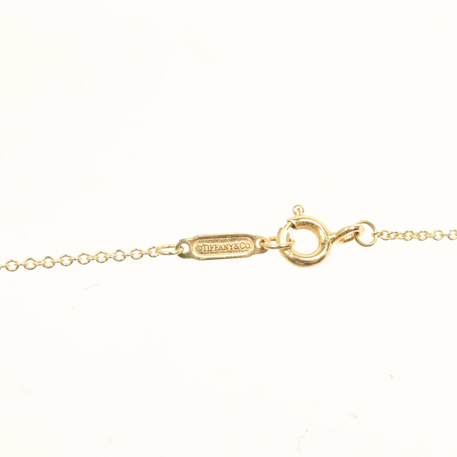 TIFFANY＆CO 18K黃金Gold Heart Key項鍊