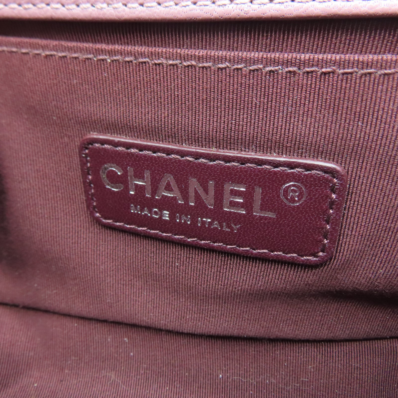 CHANEL **【清倉大減價】菱格牛皮皮革Boy銀扣鏈帶肩背袋粉紅色