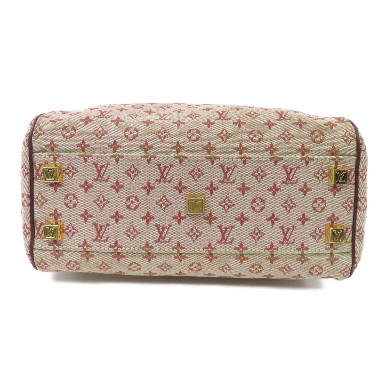 LOUIS VUITTON 【激減優惠】Monogram Mini Josephine PM金扣手挽袋紅色