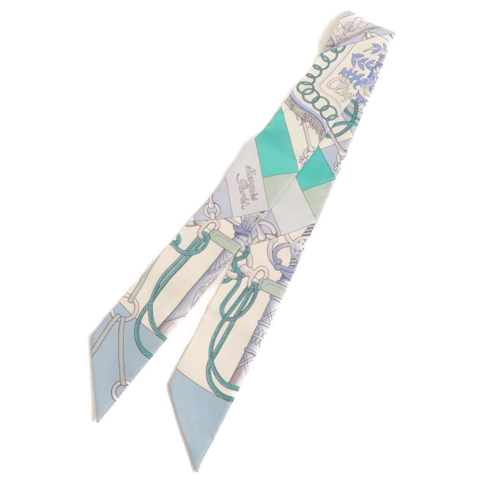 HERMES 絲質Twilly絲巾