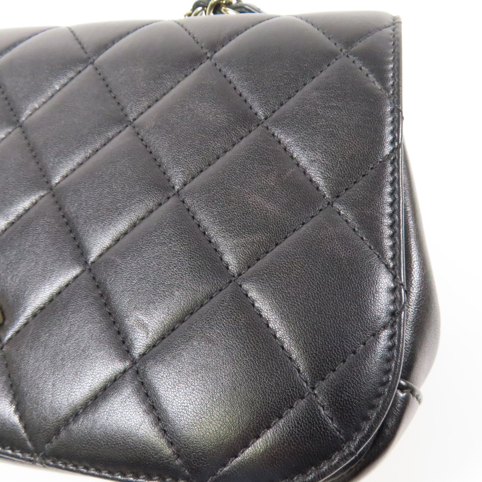 CHANEL 【激減優惠】牛皮皮革Shoulder Bag金扣鏈帶肩背袋