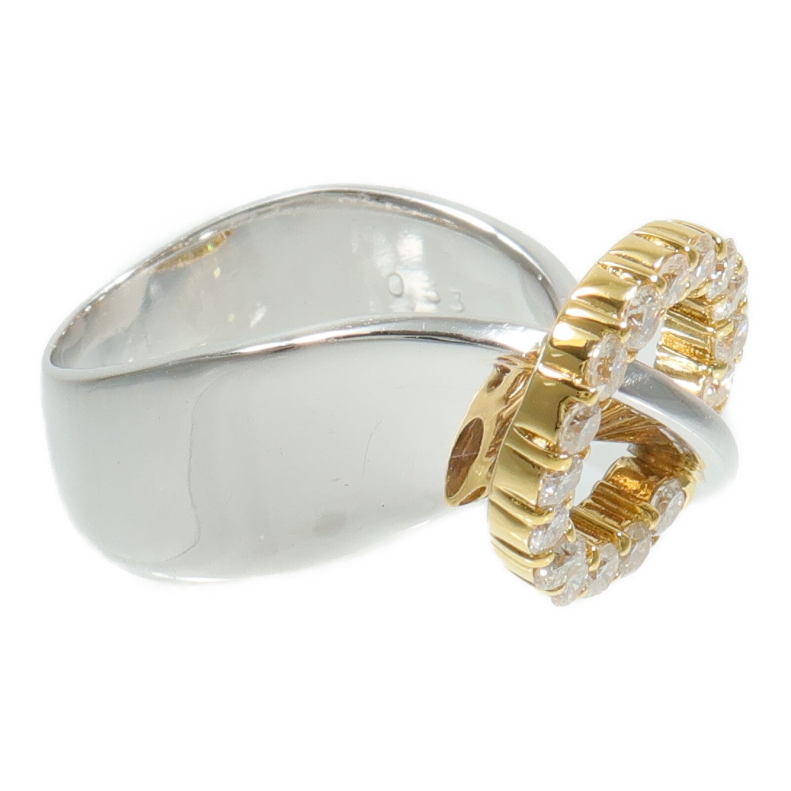 JEWELRY PT900鉑金/18K黃金Diamond Ring鑽石戒指