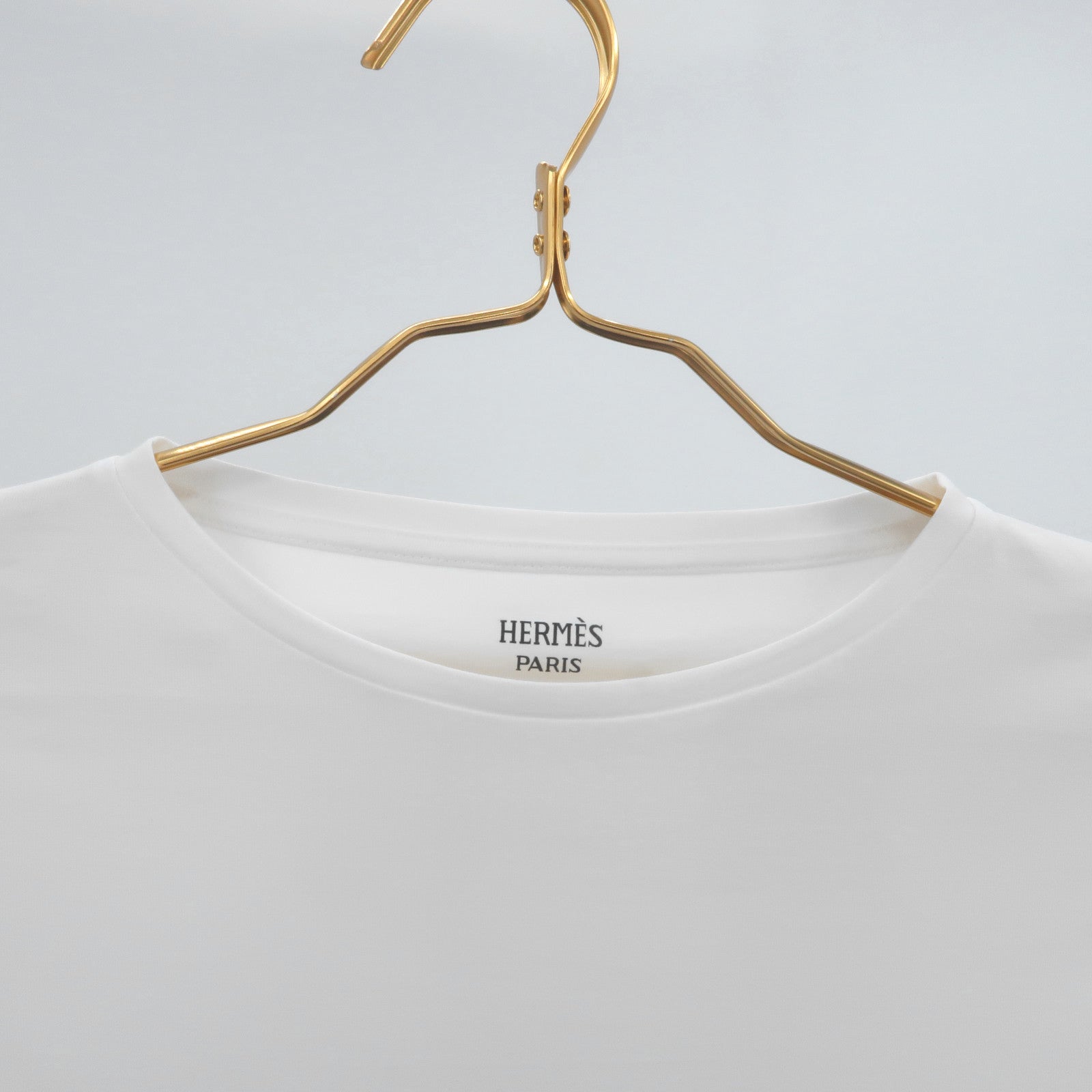 HERMES Cotton Cartouche Chevron T-Shirt上衣