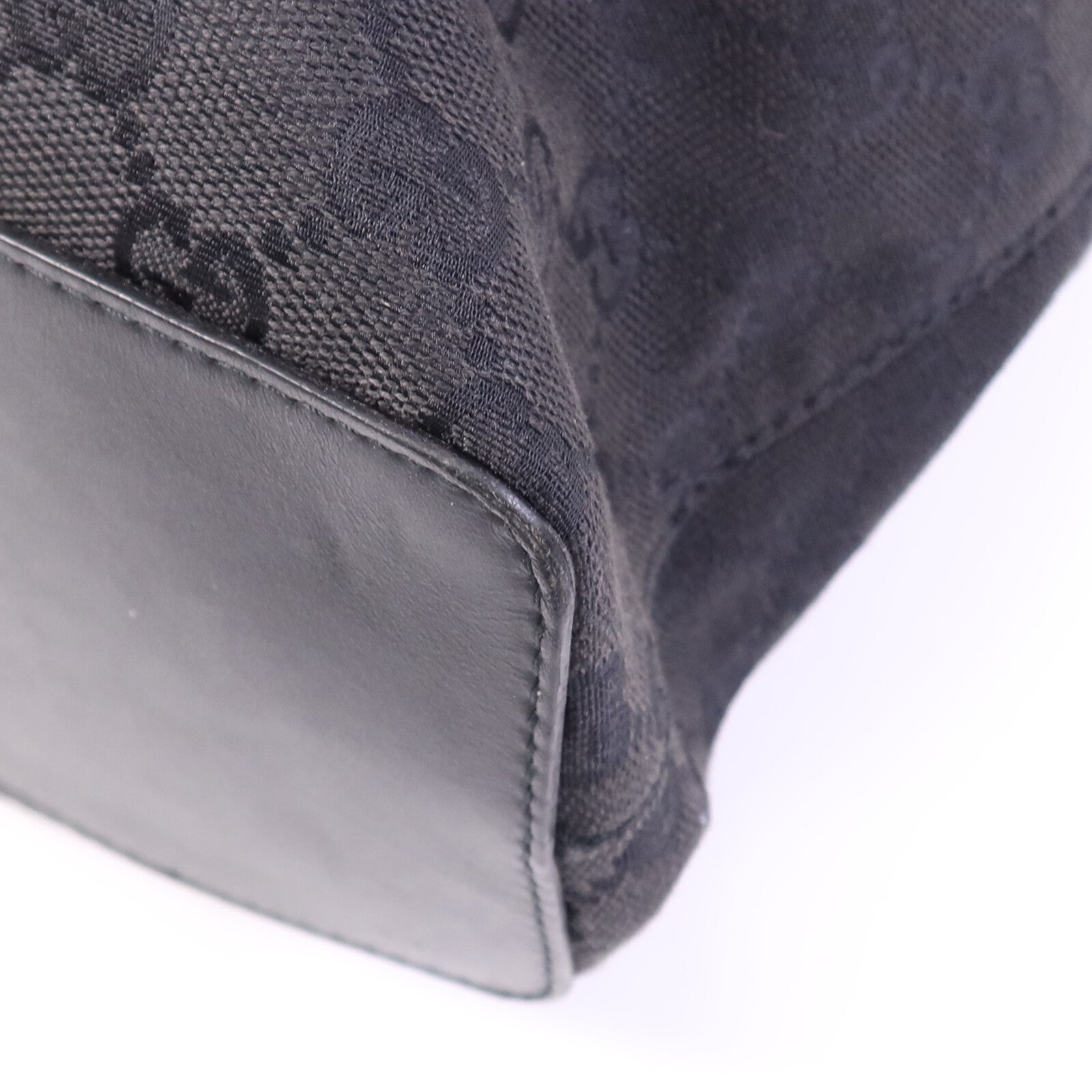 GUCCI 帆布Tote Bag金扣手挽袋