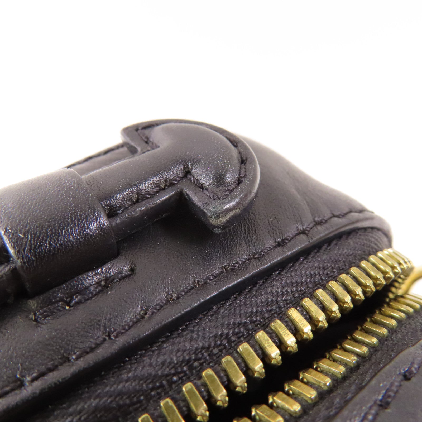 LOUIS VUITTON LV GHW Saintonge Shoulder Bag M43555 Monogram Brown/Black