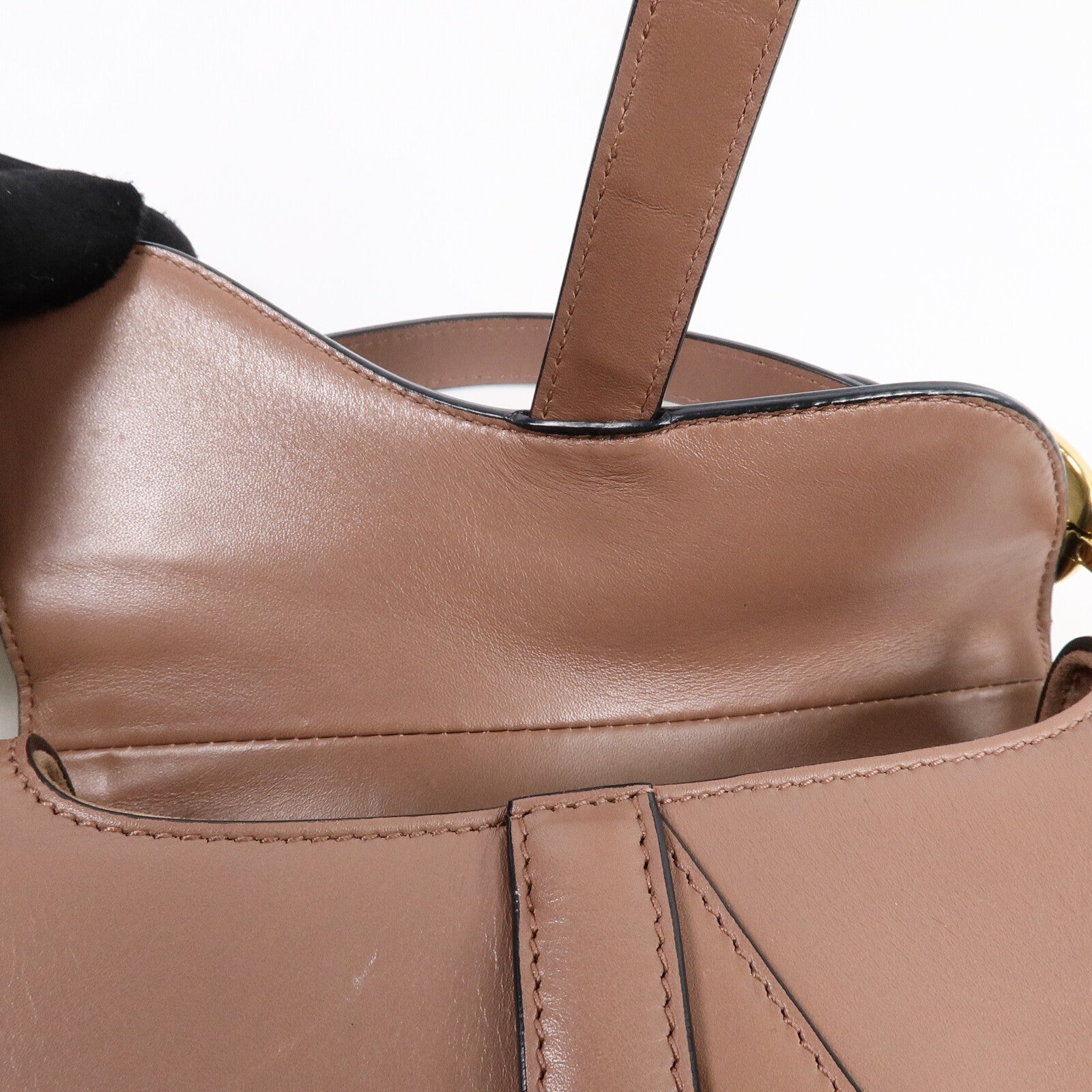 Dior 牛皮皮革Saddle Mini肩背袋