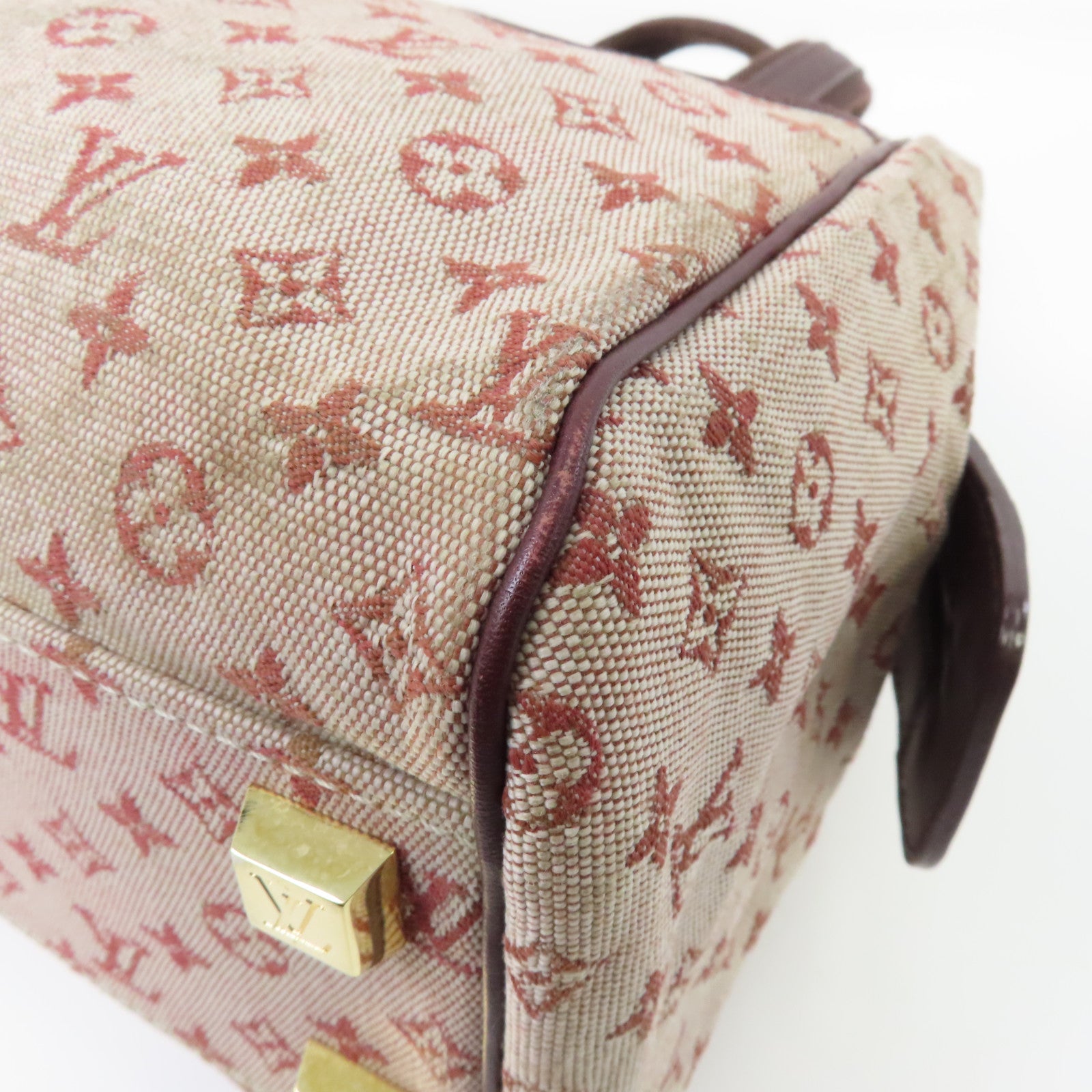 LOUIS VUITTON 【激減優惠】Monogram Mini Josephine PM金扣手挽袋紅色