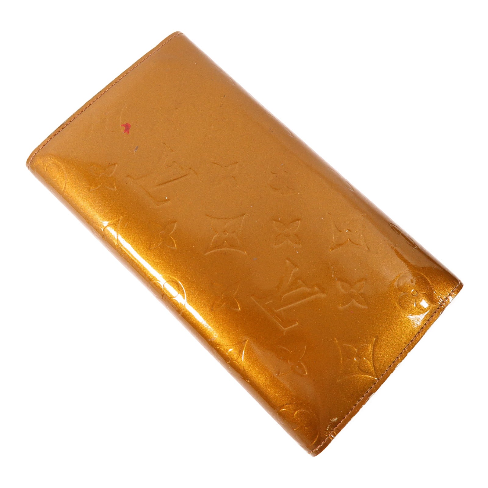 LOUIS VUITTON 【激減優惠】Vernis Long Wallet金扣長錢包啡色