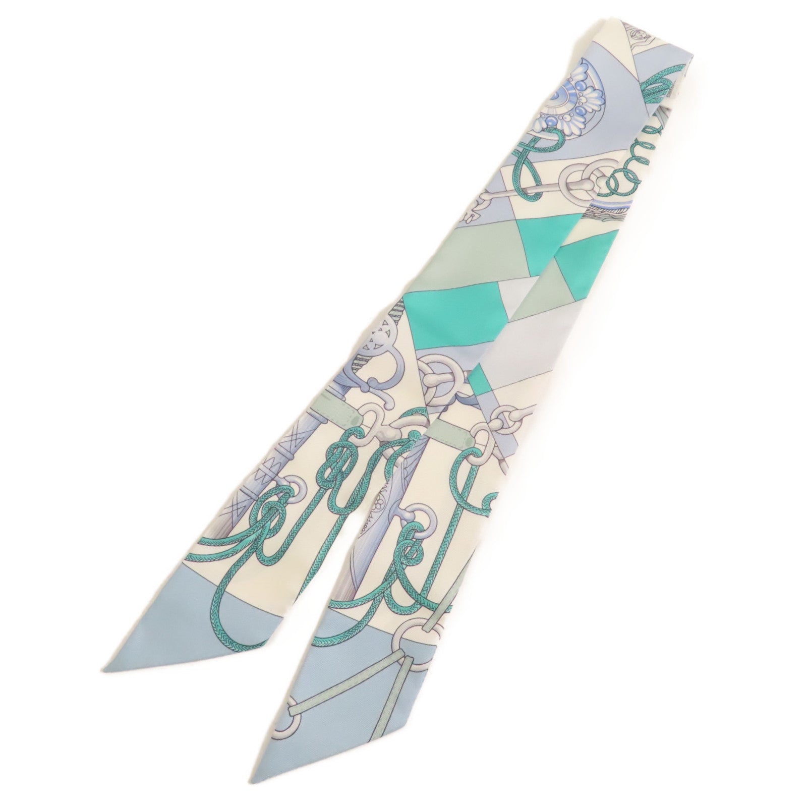 HERMES 絲質Twilly絲巾