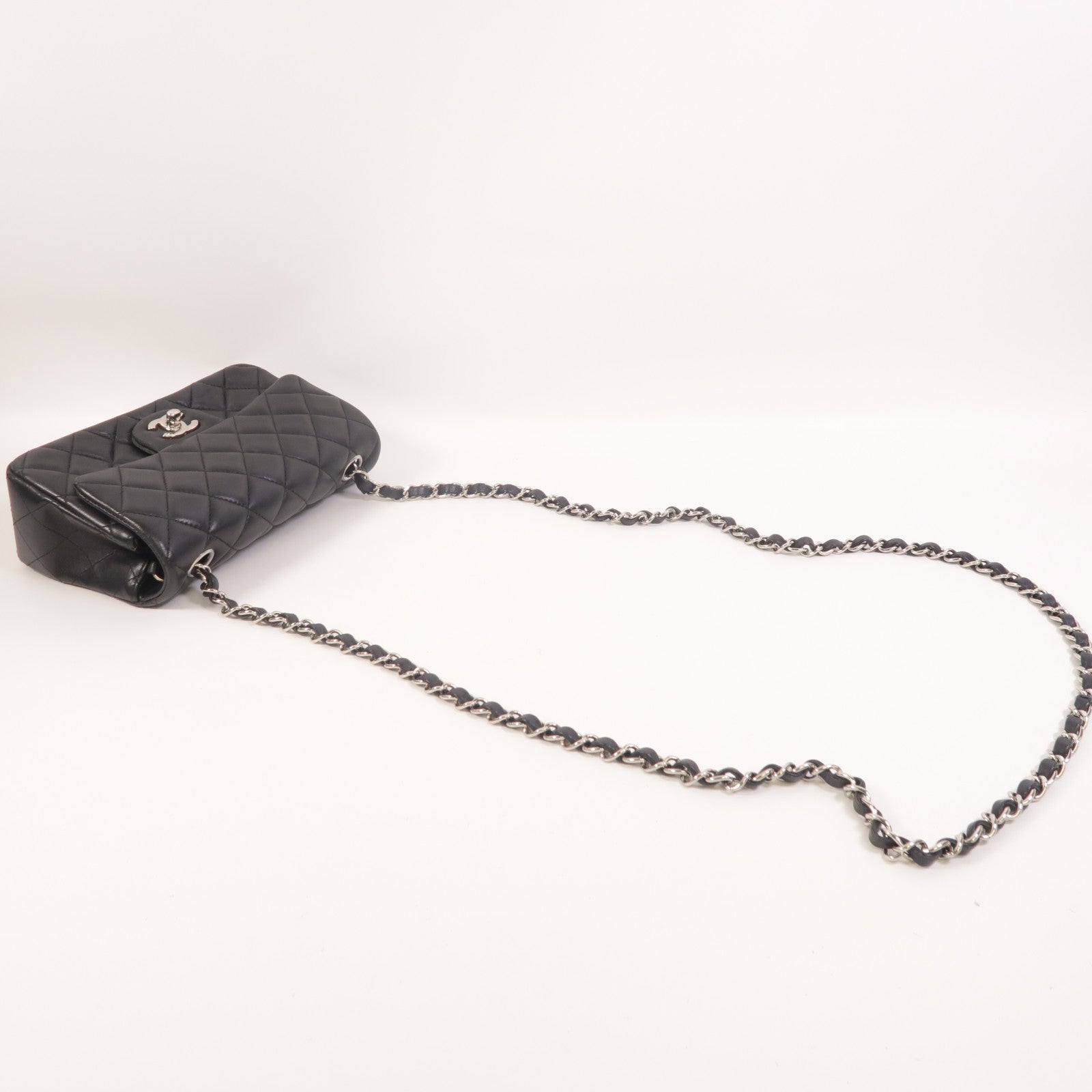 CHANEL 羊皮皮革Mini Classic 20鏈帶肩背袋