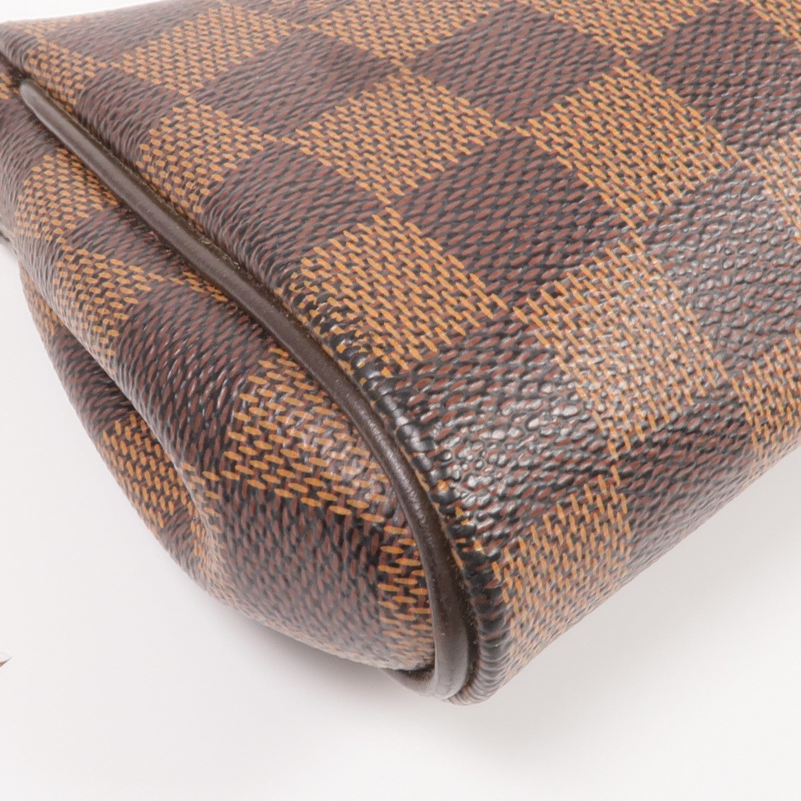 LOUIS VUITTON Damier Eva金扣手挽肩背兩用袋棕色