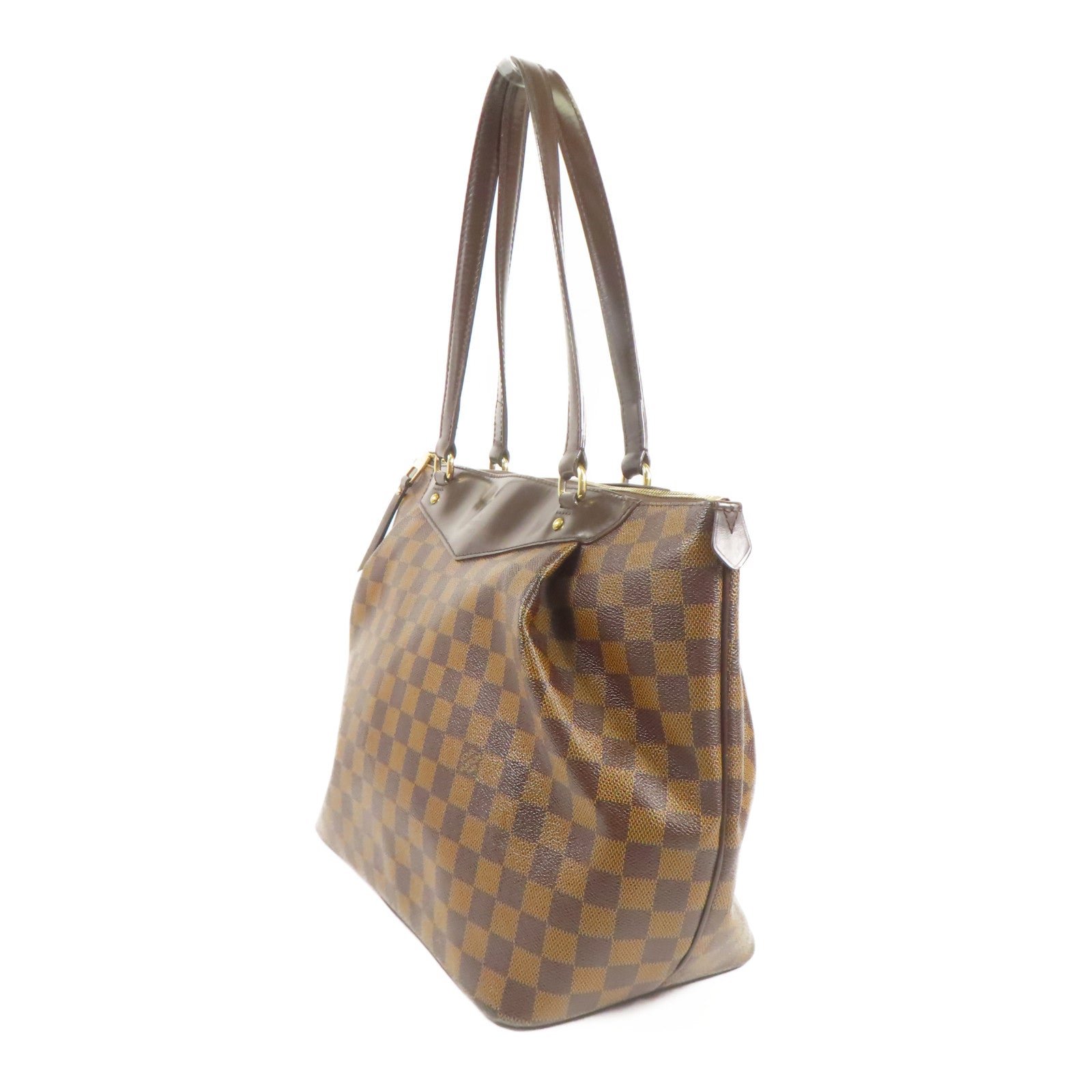 LOUIS VUITTON Damier Westminster GM金扣肩背袋