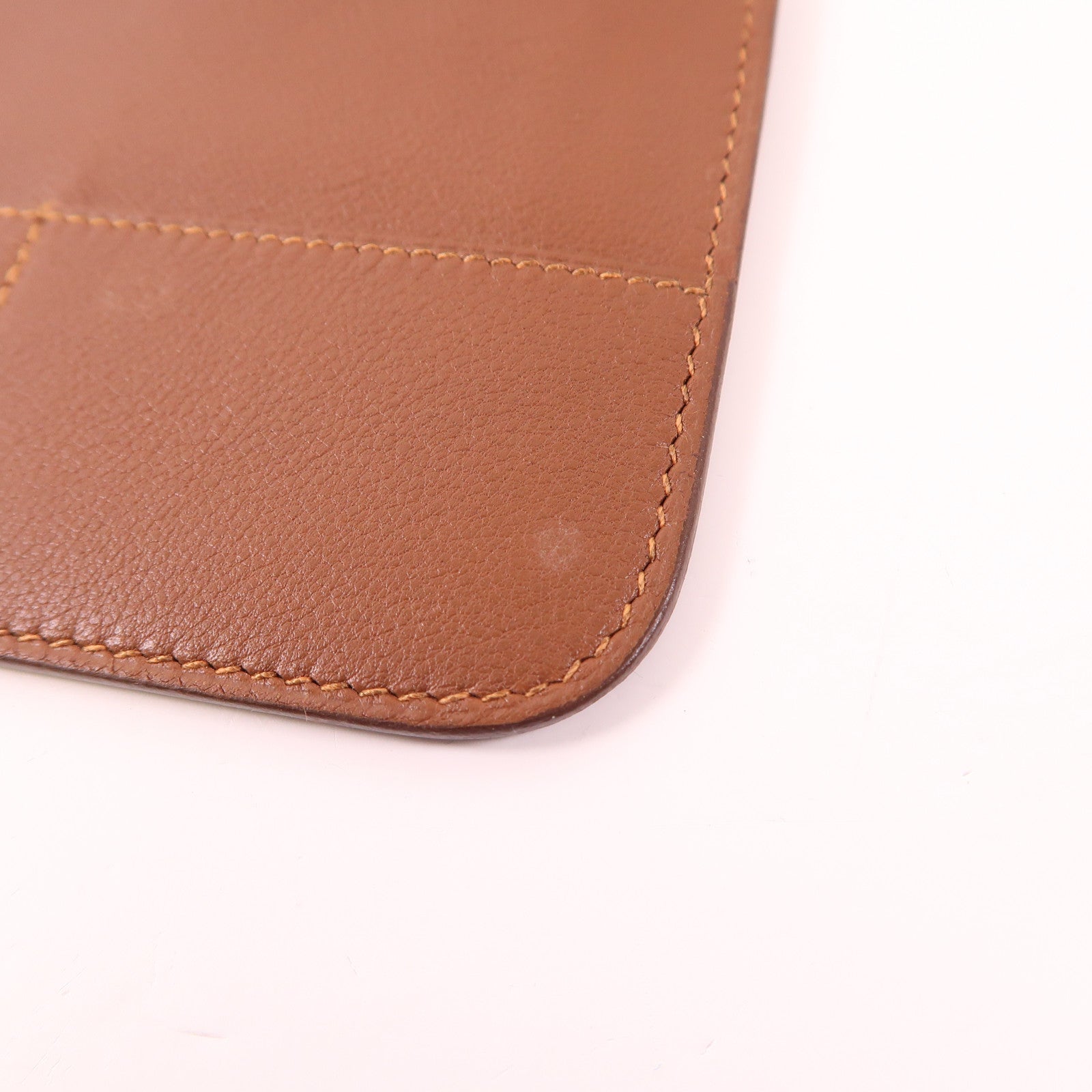 HERMES Swift皮革Dogon GM銀扣長錢包Gold