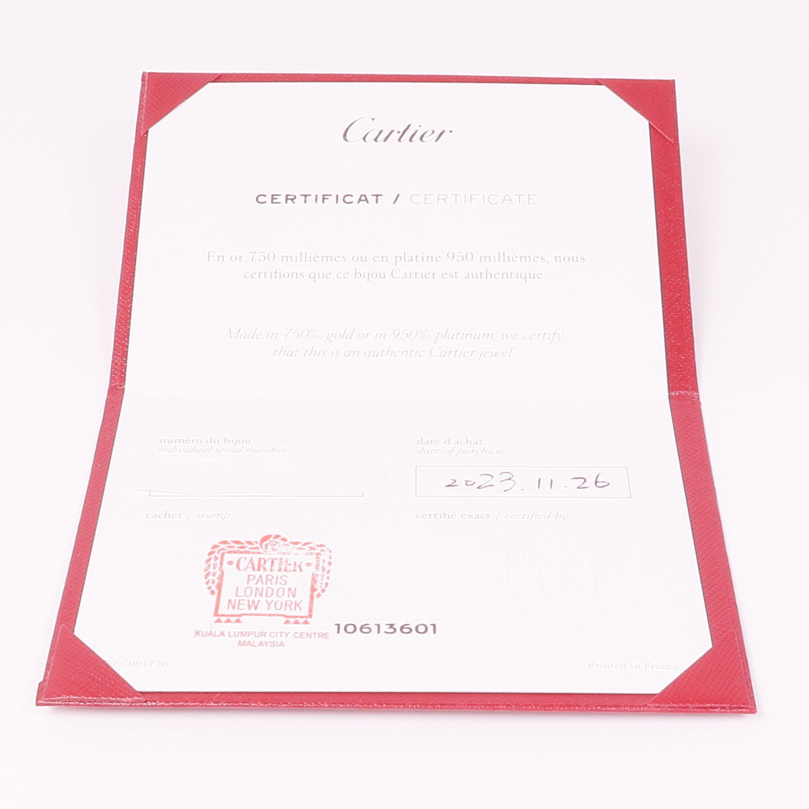 CARTIER 18K玫瑰金Love Bangle Full Diamond鑽石手鐲Cartier#17