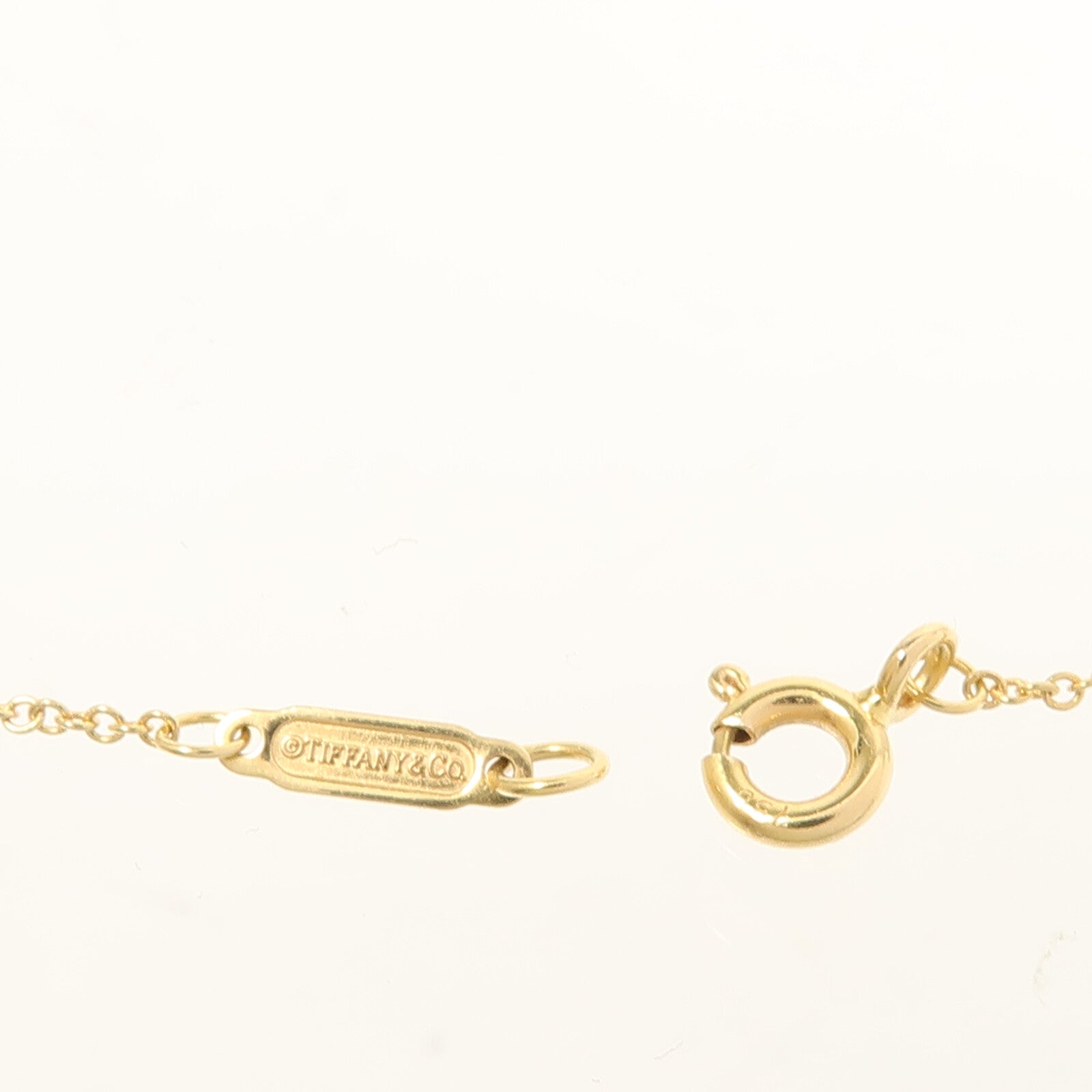 TIFFANY＆CO 18K黃金Gold Heart Key項鍊