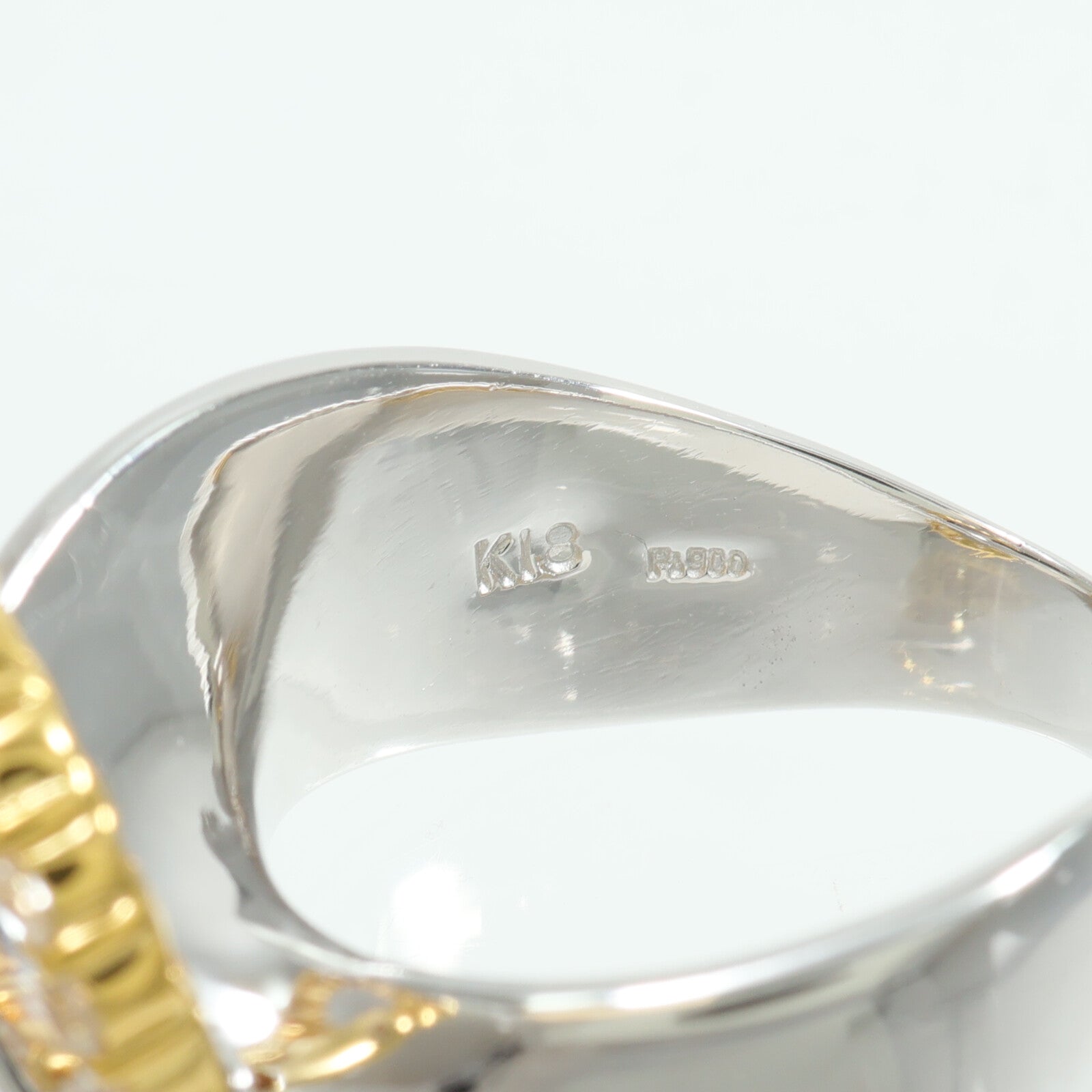 JEWELRY PT900鉑金/18K黃金Diamond Ring鑽石戒指