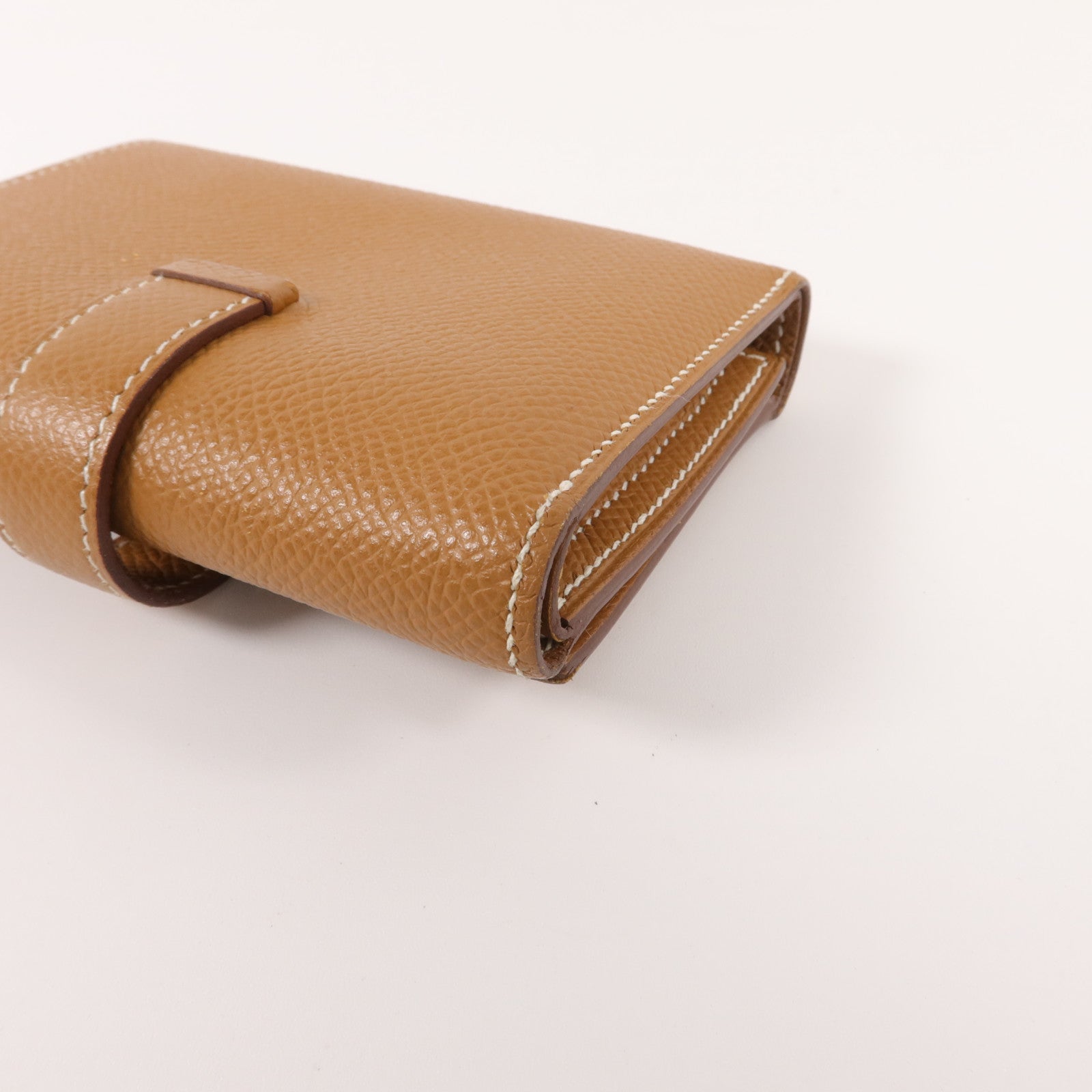 HERMES Epsom皮革Bearn Wallet錢包Gold