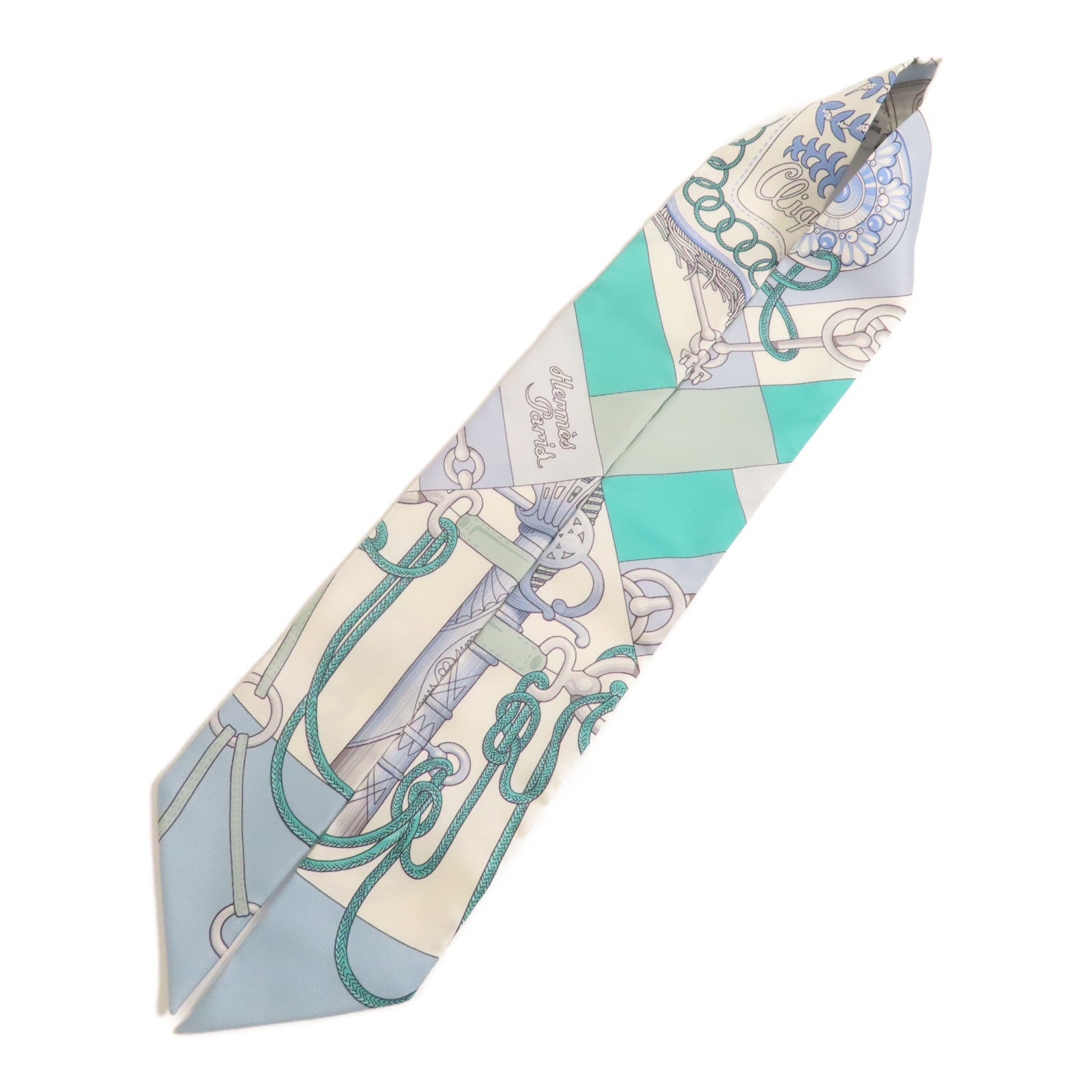 HERMES 絲質Twilly絲巾