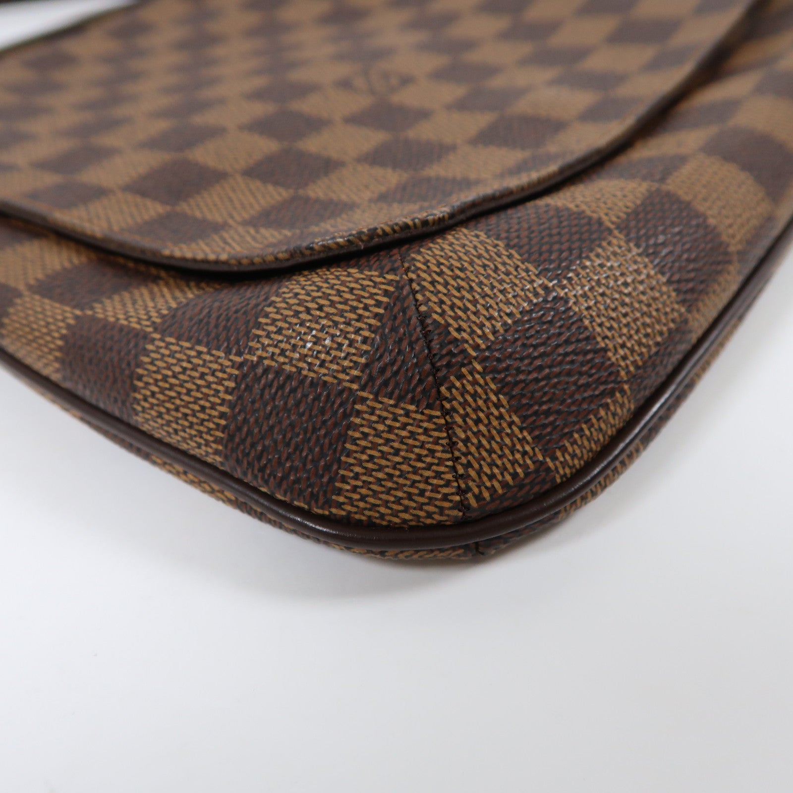 LOUIS VUITTON Damier Musette Salsa金扣肩背袋啡色