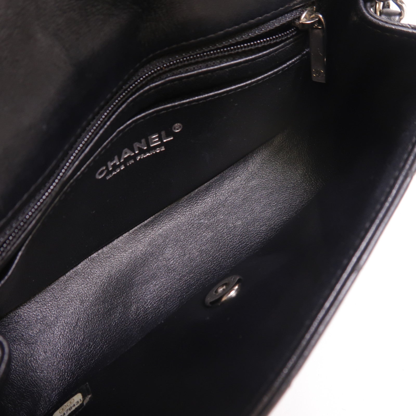 CHANEL 羊皮皮革Mini Classic 20鏈帶肩背袋