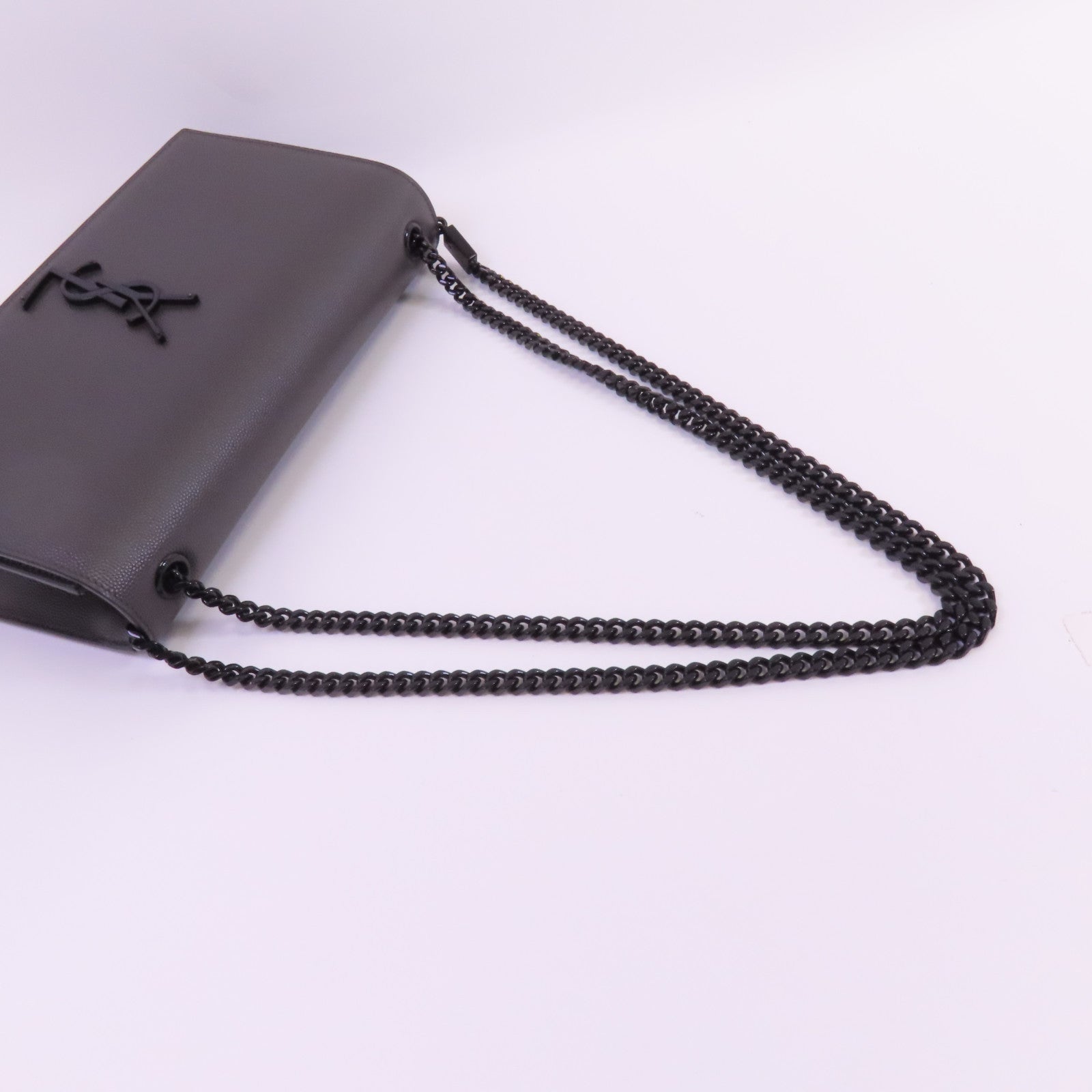 SAINT LAURENT 牛皮皮革Chain Shoulder Bag鏈帶肩背袋