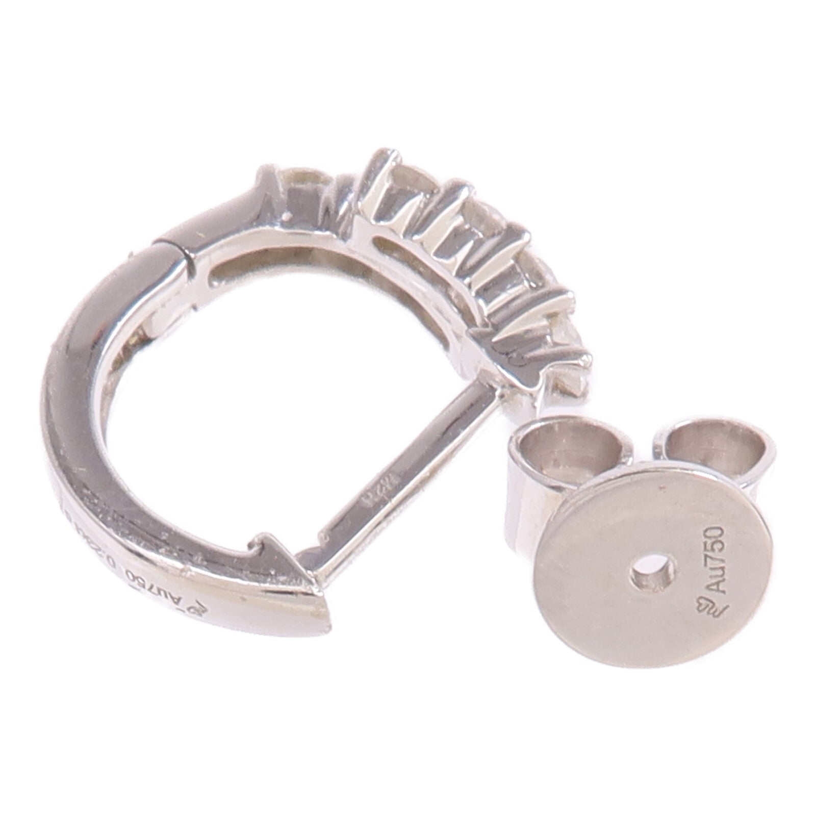 JEWELRY 18K白金Diamond Earrings鑽石耳環