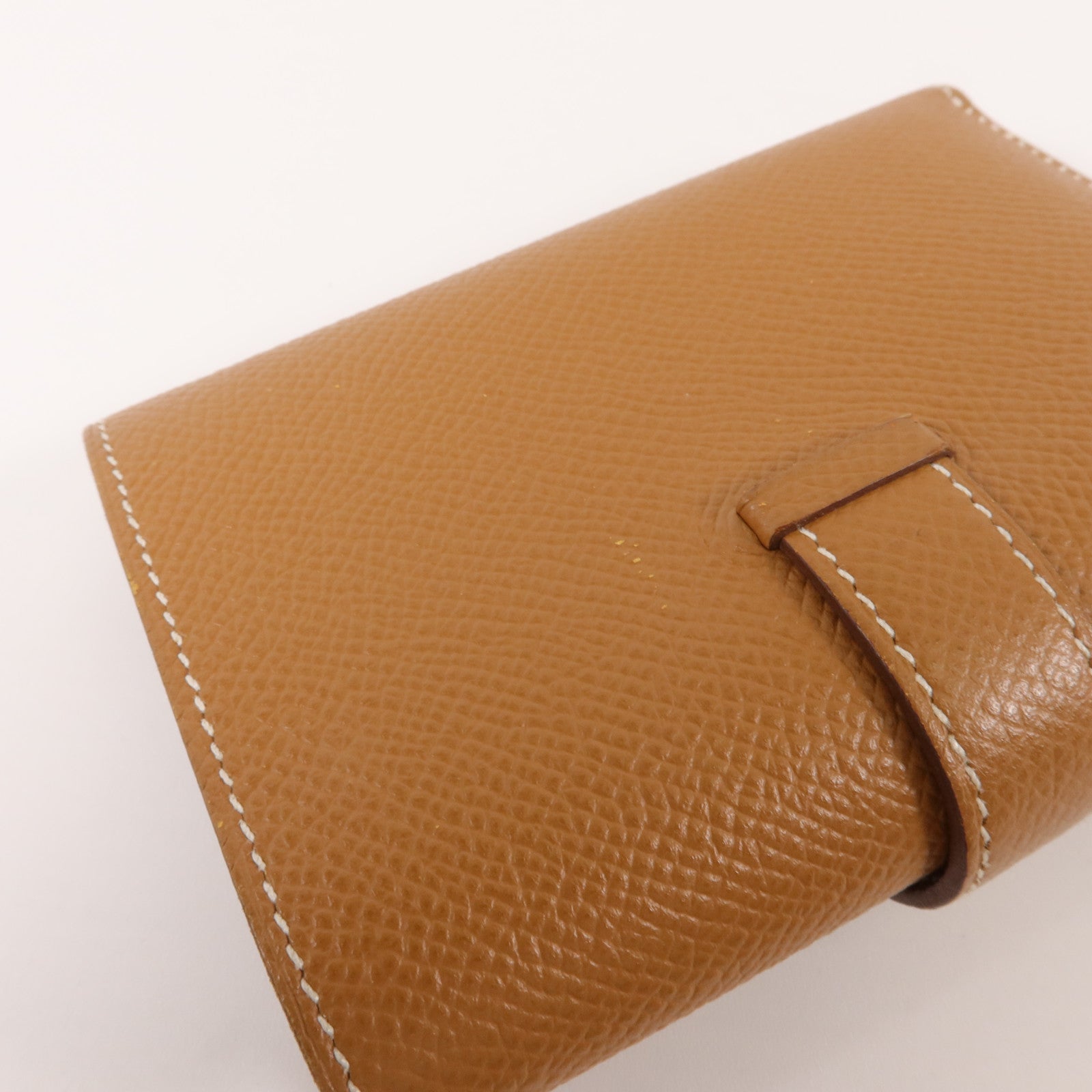 HERMES Epsom皮革Bearn Wallet錢包Gold