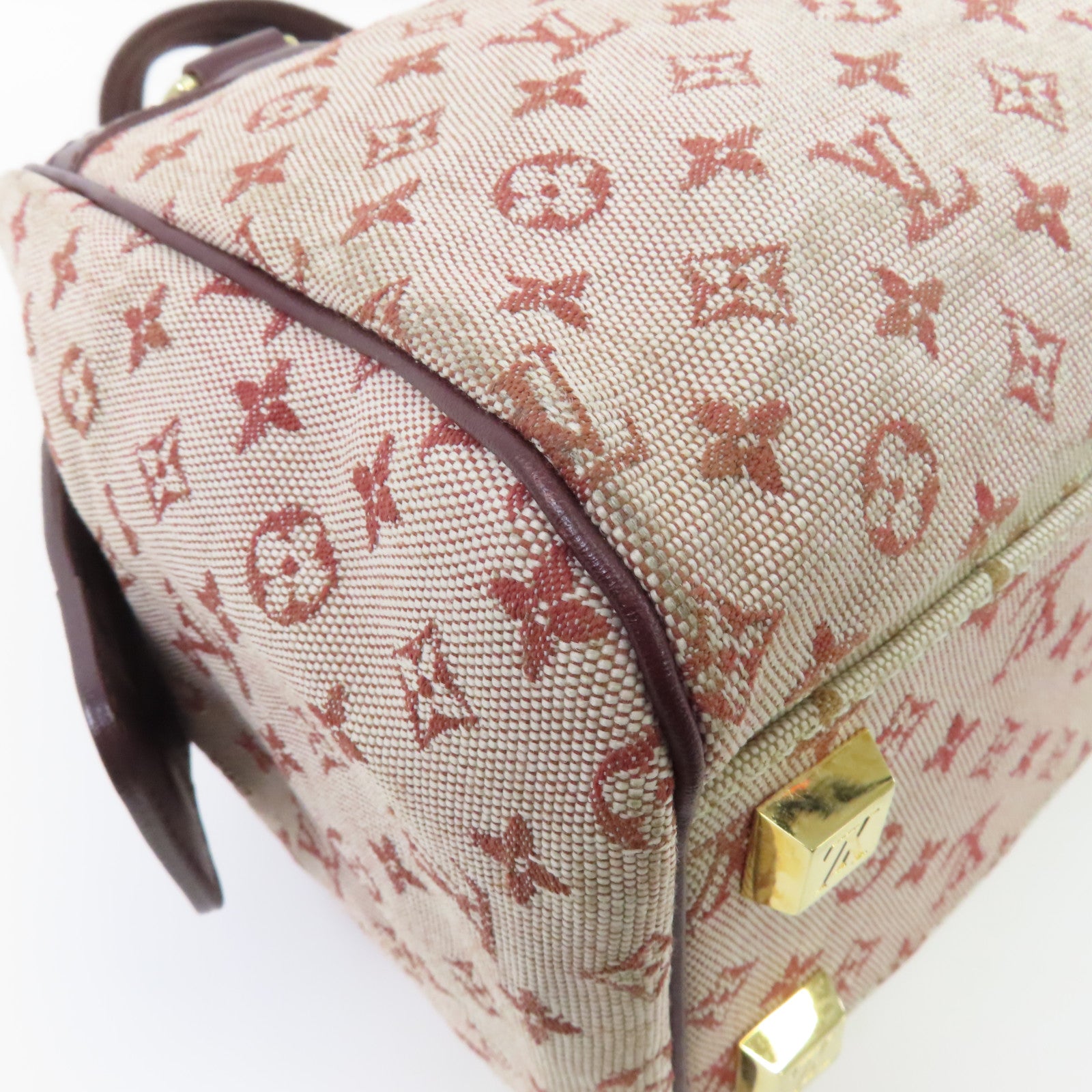 LOUIS VUITTON 【激減優惠】Monogram Mini Josephine PM金扣手挽袋紅色