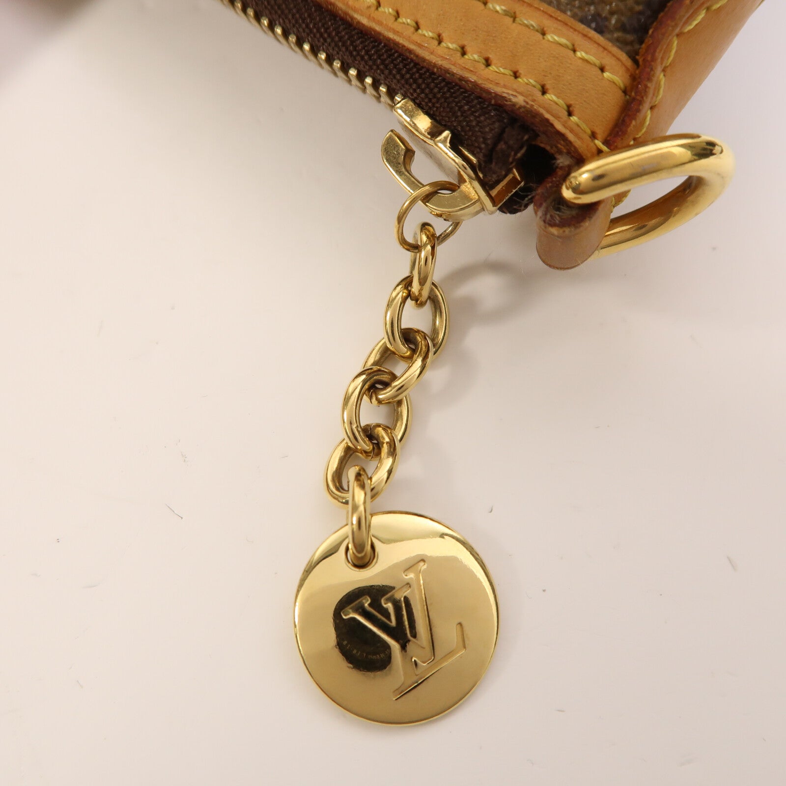 LOUIS VUITTON 【激減優惠】Monogram Palermo GM金扣手挽肩背兩用袋棕色