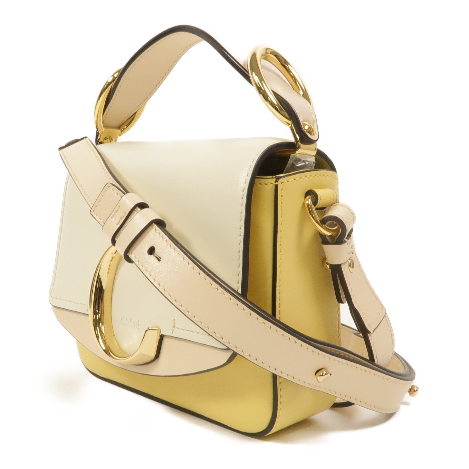 Chloe 牛皮皮革Mini Chloe C手挽肩背兩用袋
