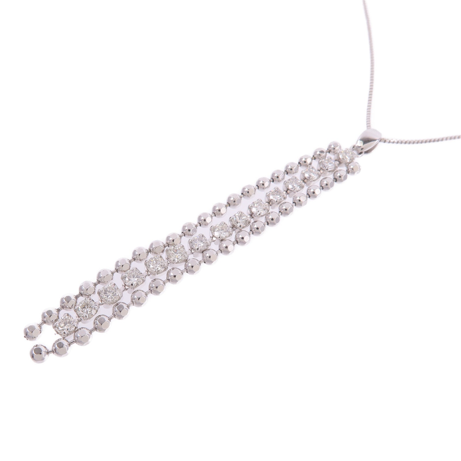 JEWELRY 18K白金Diamond Necklace鑽石項鍊