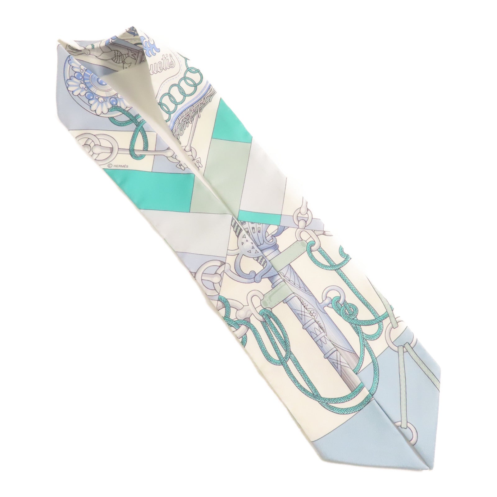 HERMES 絲質Twilly絲巾