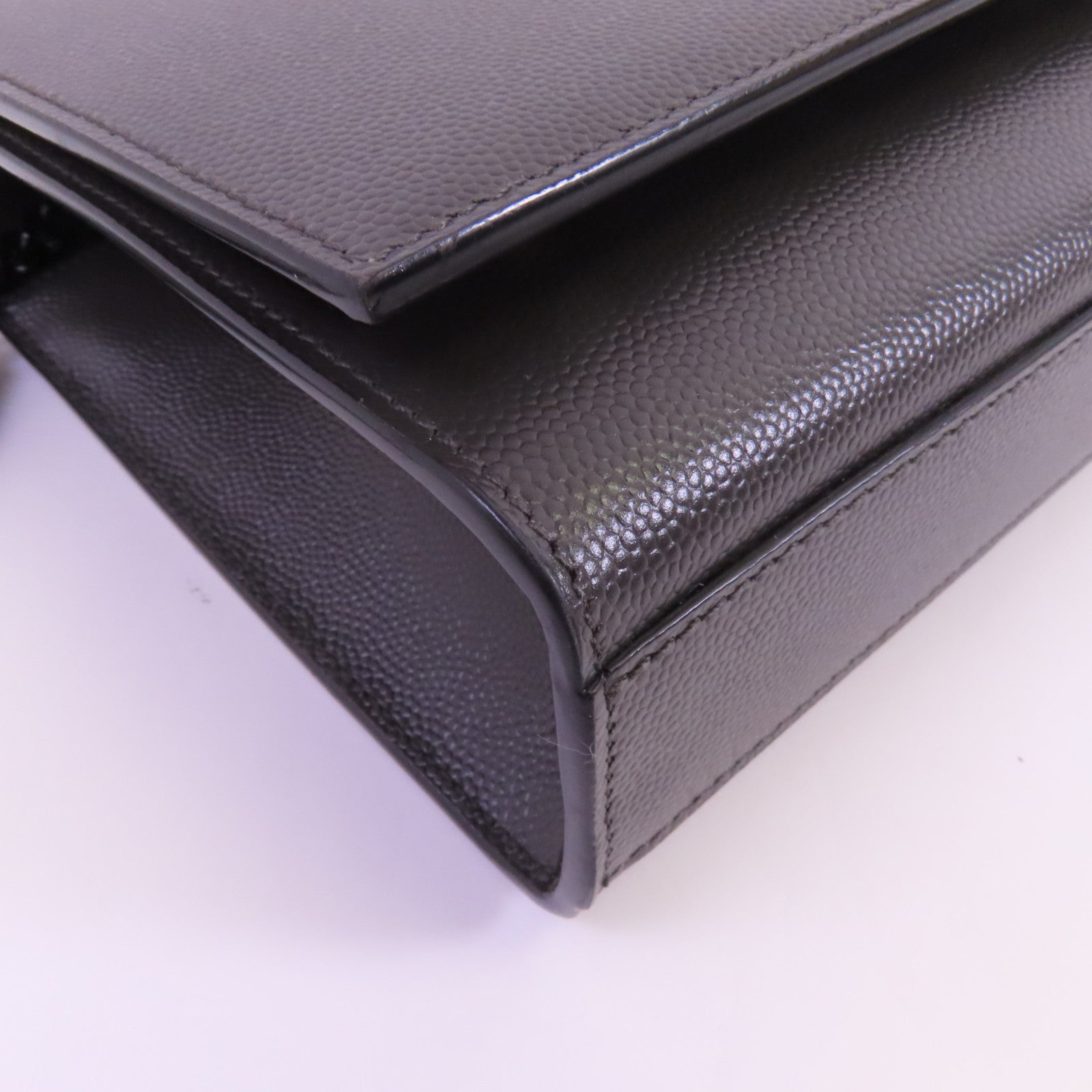 SAINT LAURENT 牛皮皮革Chain Shoulder Bag鏈帶肩背袋