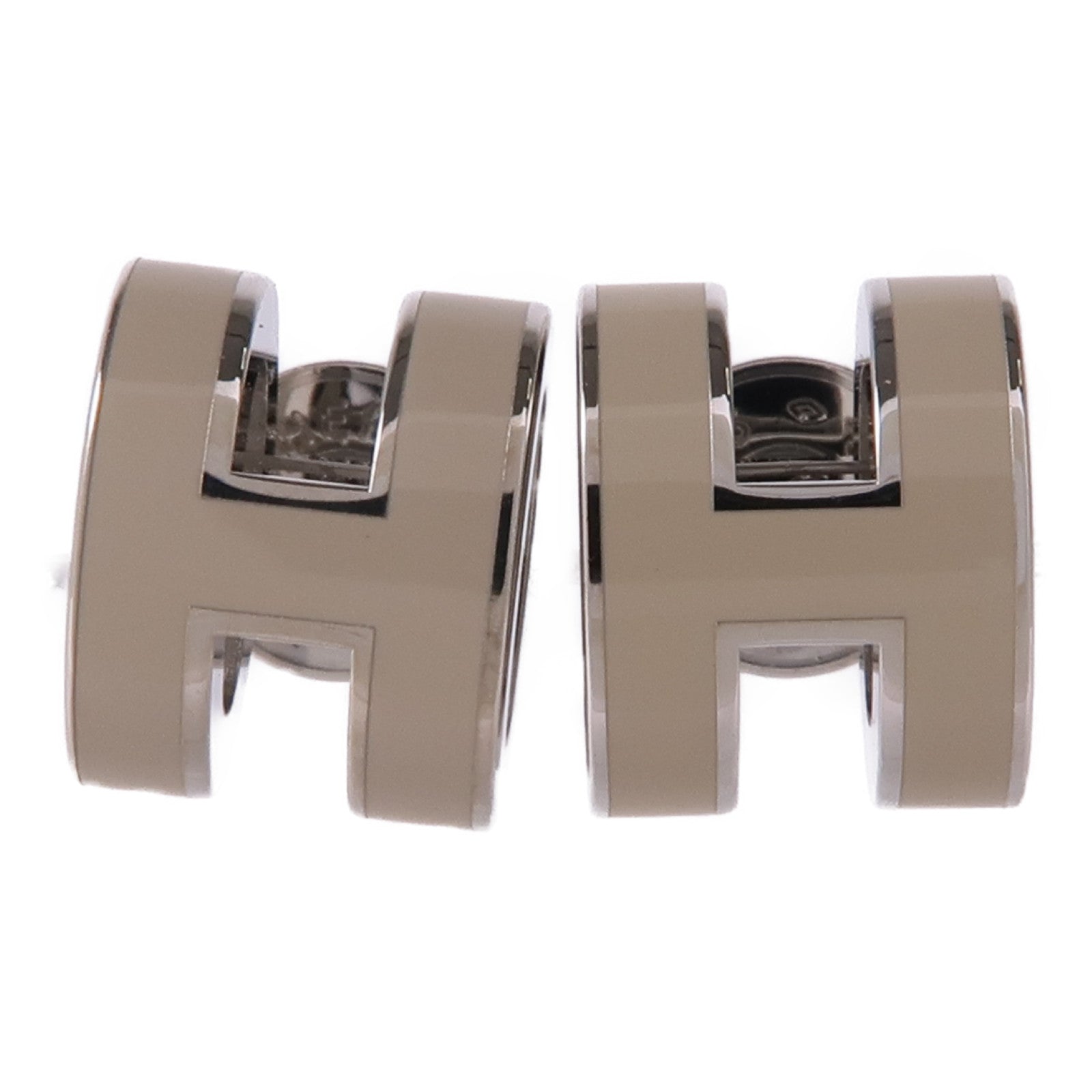 HERMES 金屬Mini Pop H耳環