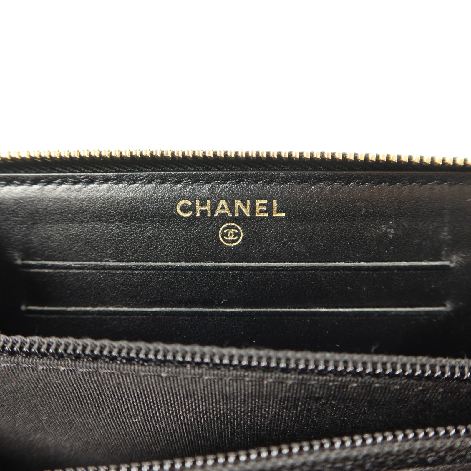 CHANEL 牛皮皮革Medium Zipped Wallet錢包