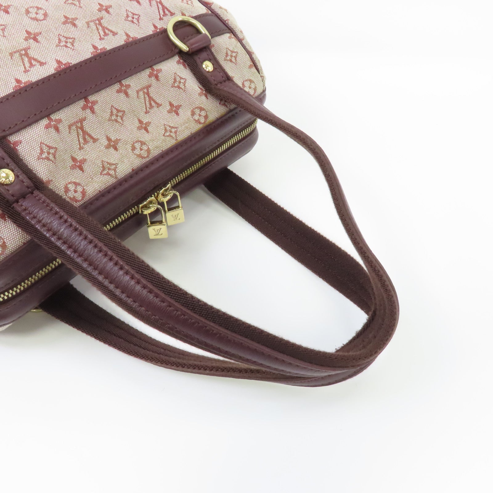 LOUIS VUITTON 【激減優惠】Monogram Mini Josephine PM金扣手挽袋紅色