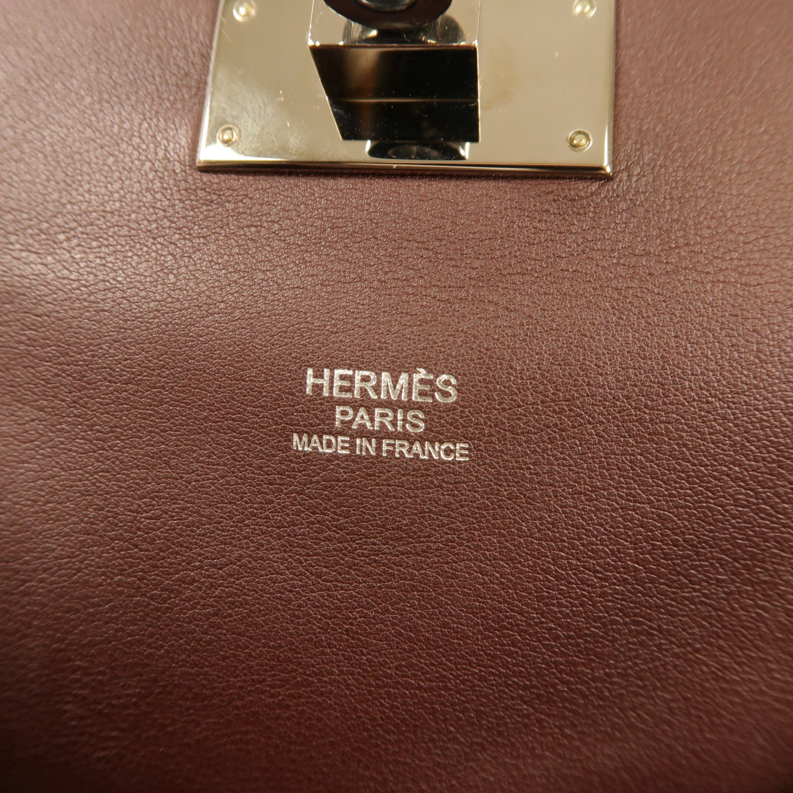 HERMES Swift皮革Tool Box 20手挽肩背兩用袋Prune