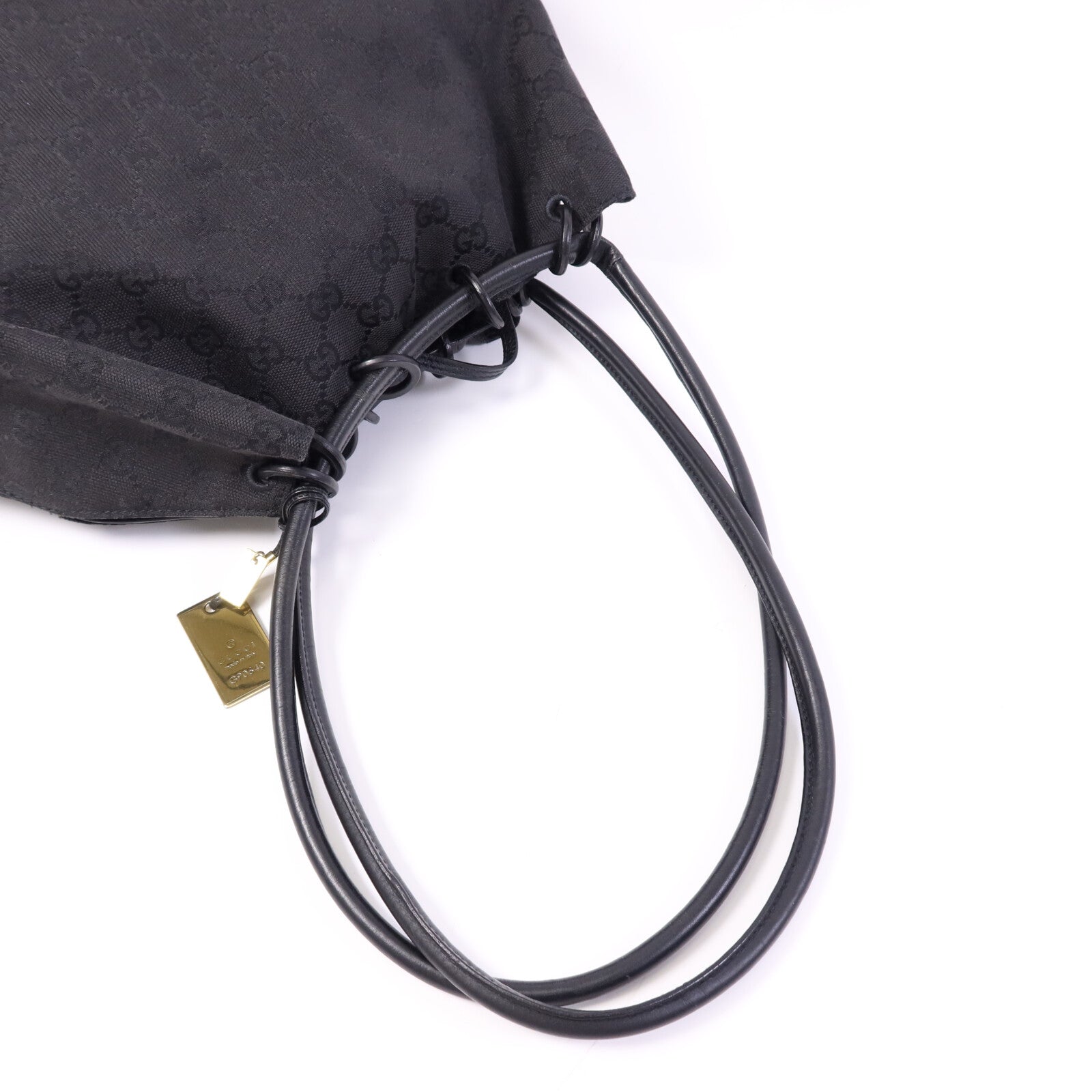 GUCCI 帆布Tote Bag金扣手挽袋