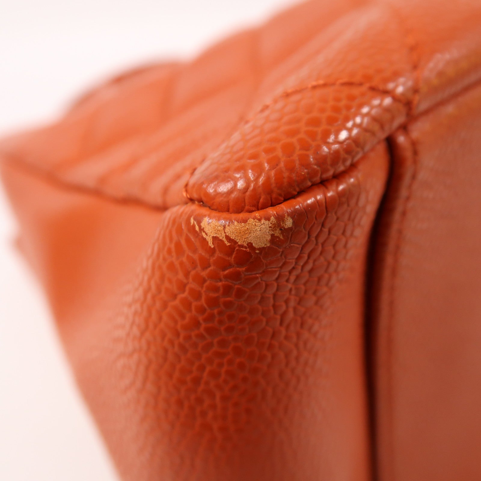 CHANEL 牛皮皮革GST Grand Shopping Tote Bag銀扣鏈帶肩背袋