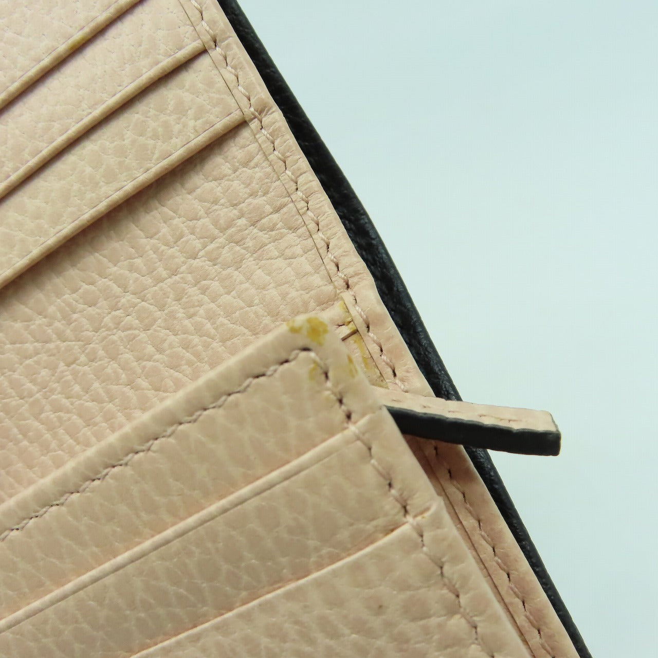 GUCCI 牛皮皮革Wallet金扣錢包黑色