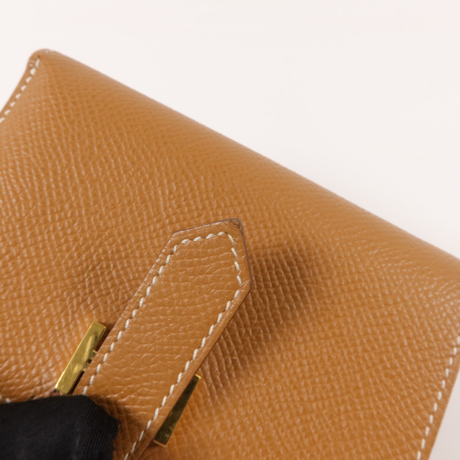 HERMES Epsom皮革Bearn Wallet錢包Gold