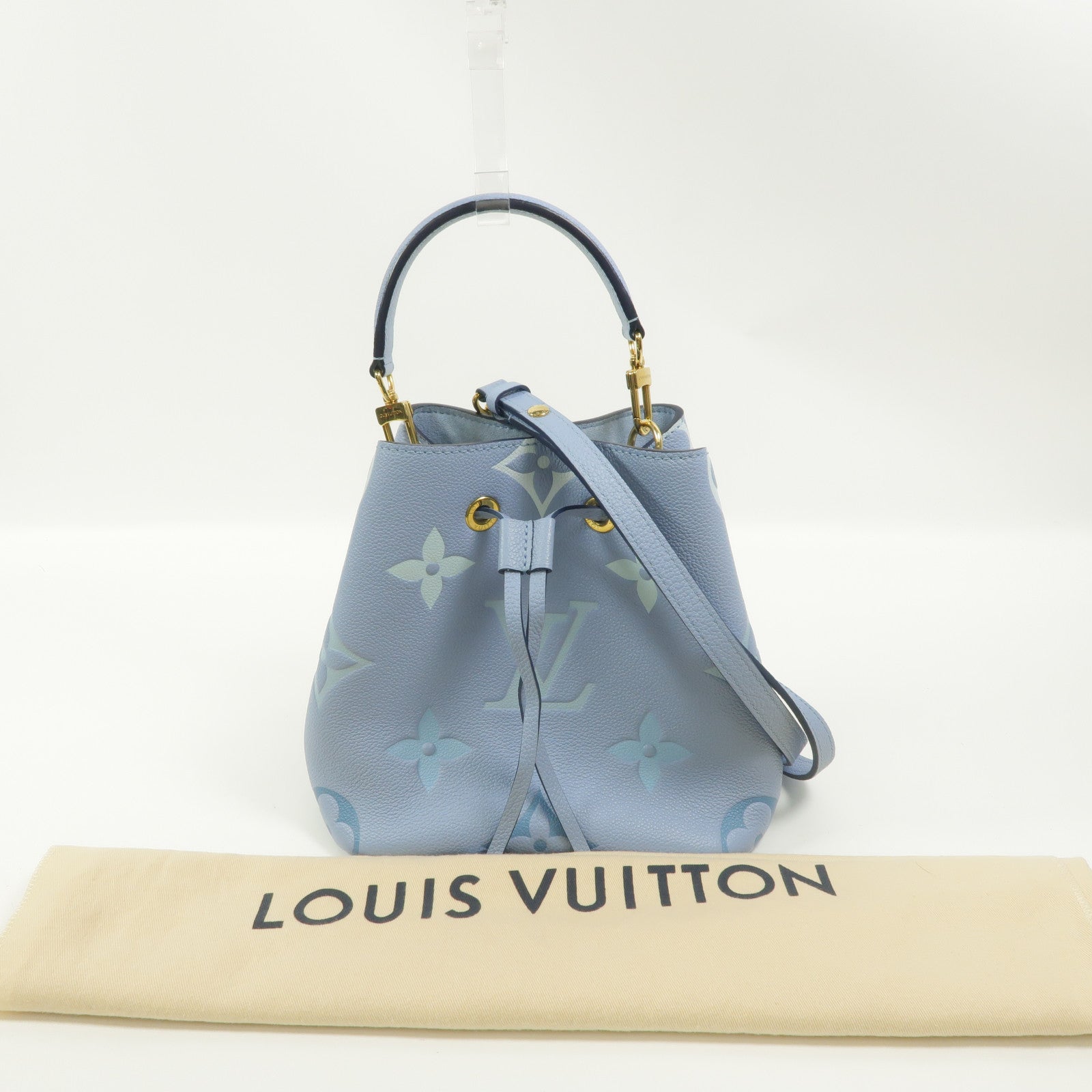 LOUIS VUITTON Monogram Empreinte Neonoe BB手挽肩背兩用袋